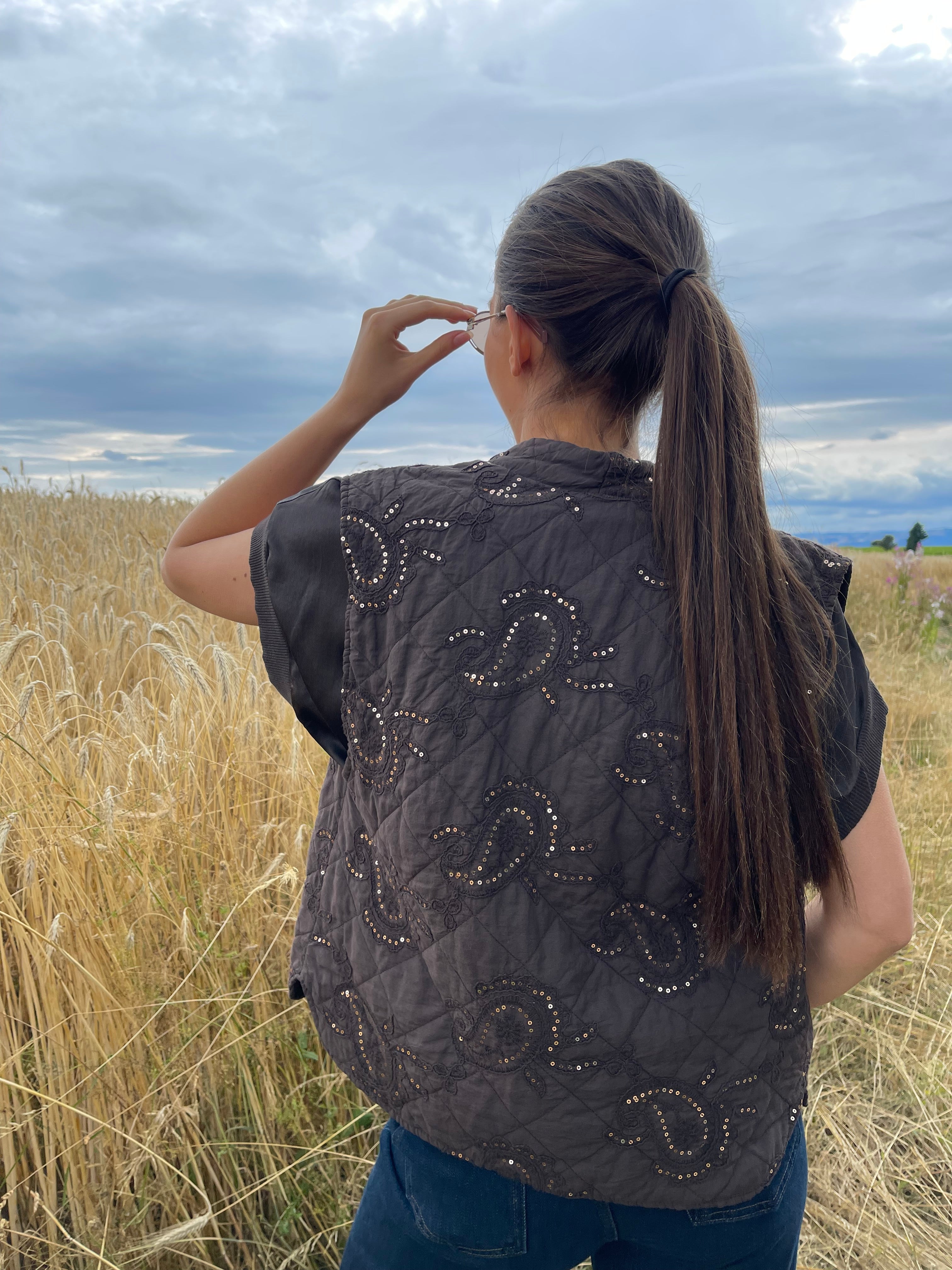 Gilet | GARANCE | Marron