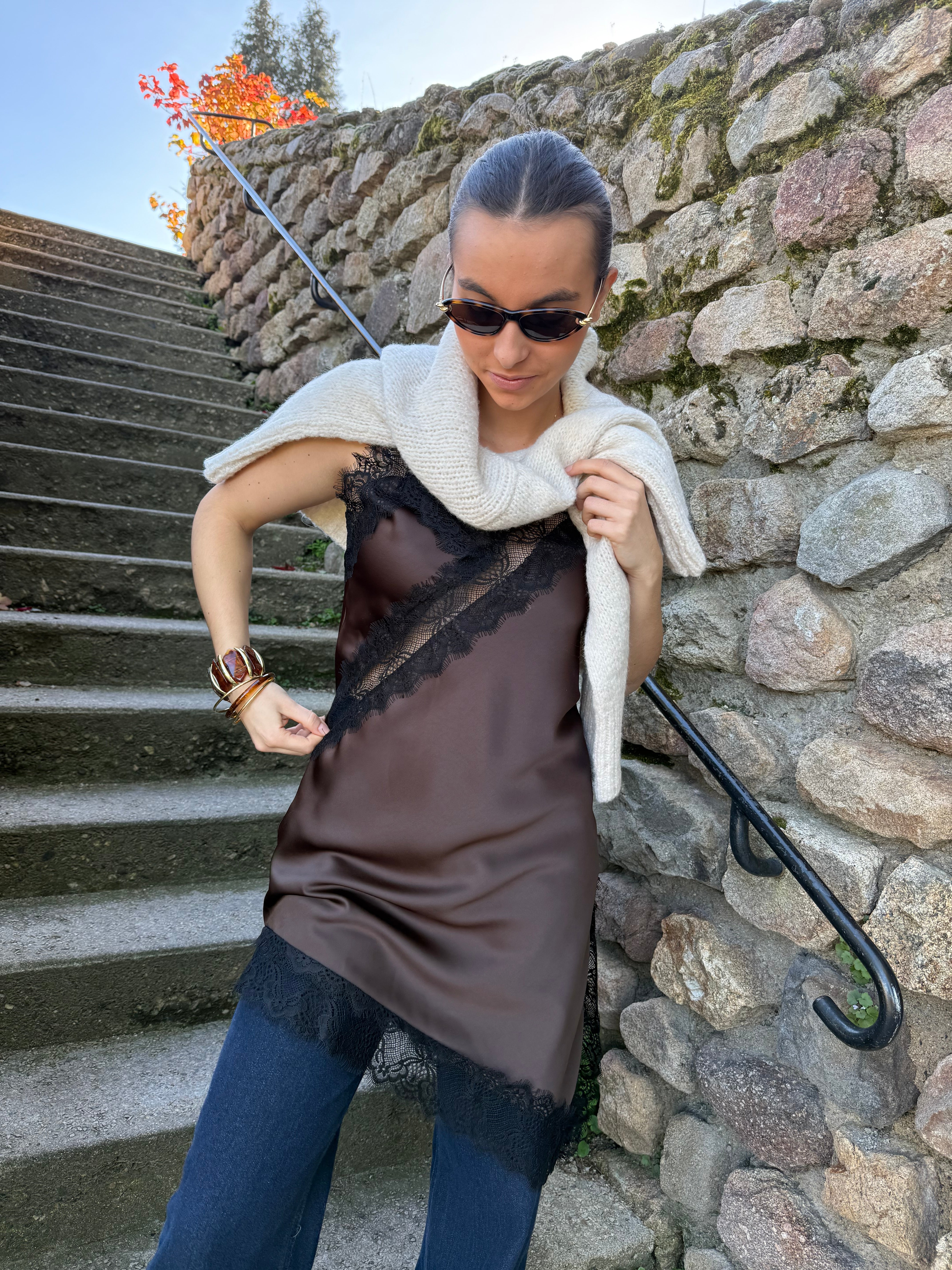 Robe | ALEXA | Marron