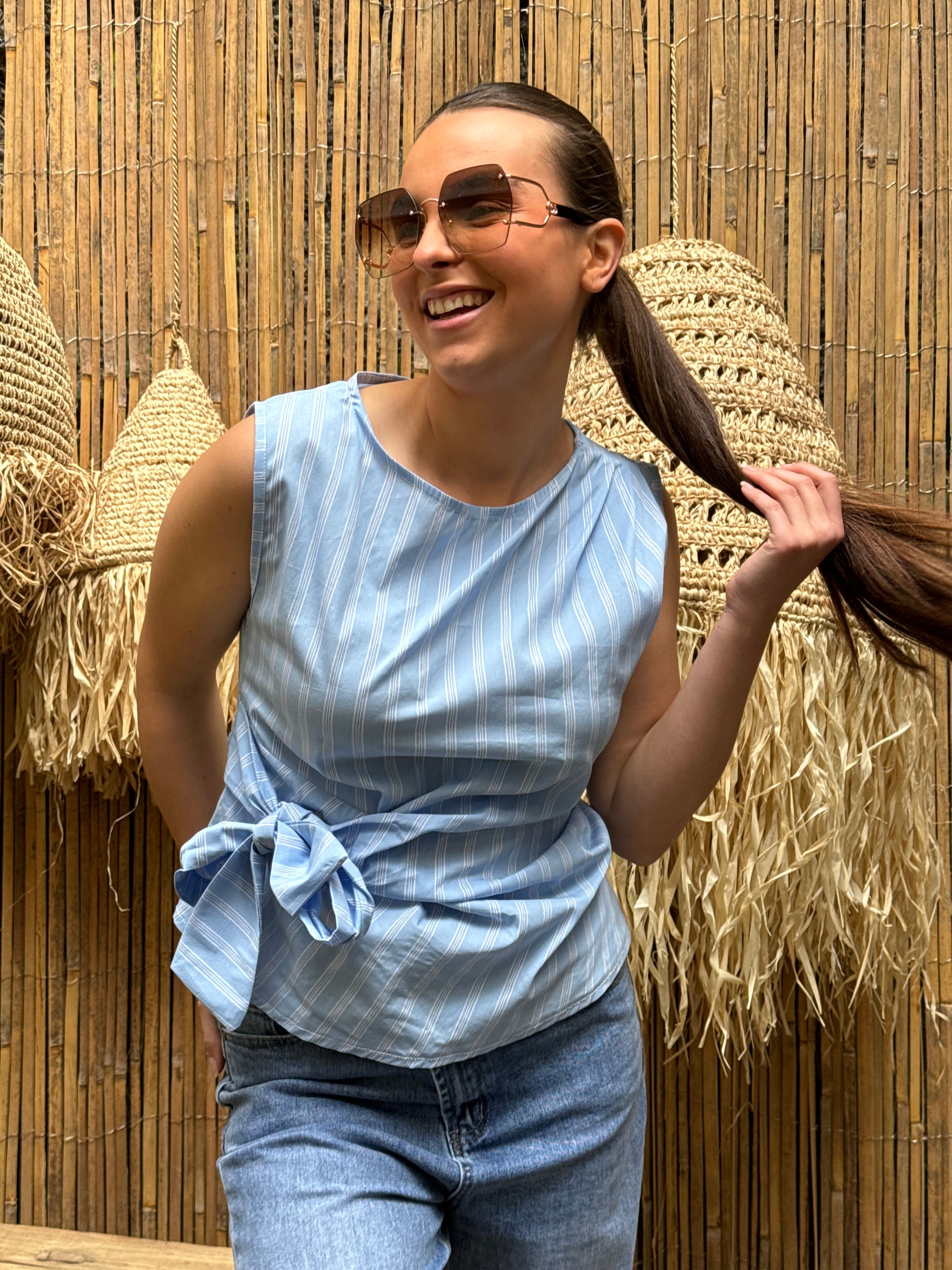 Top | ENZA | Bleu
