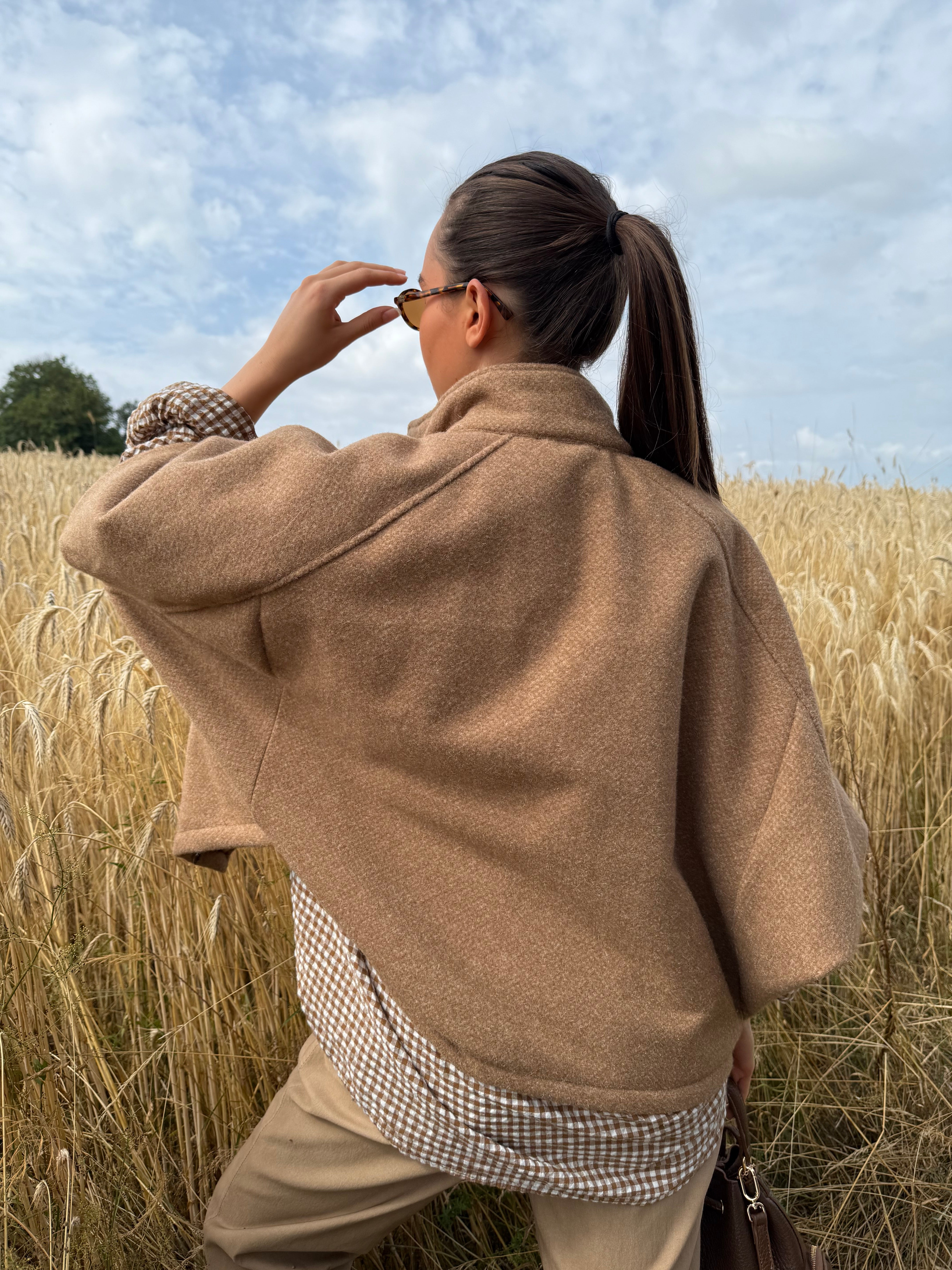 Veste | CAPUCINE | Camel
