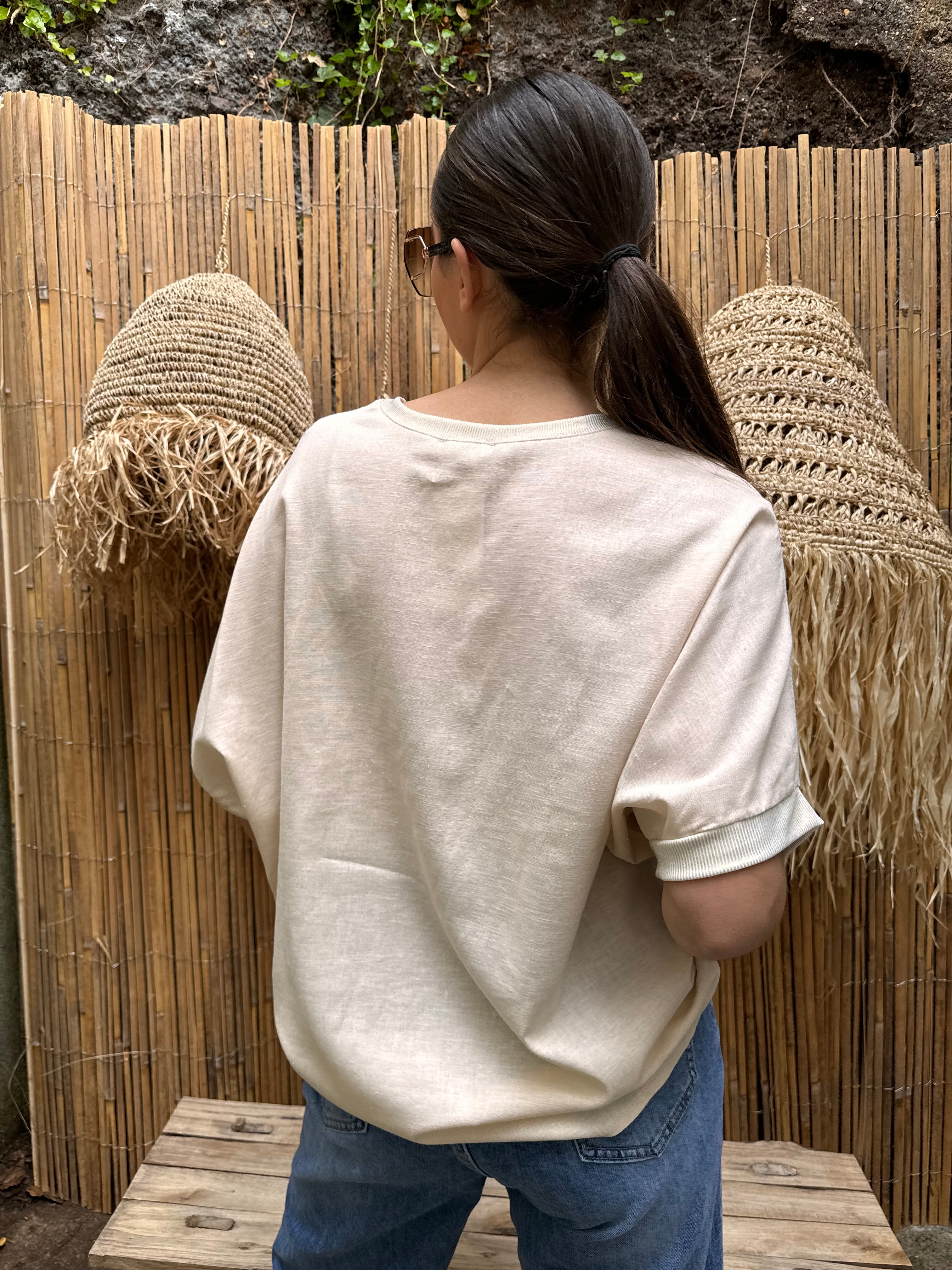 T-shirt | MÉLIA | Beige