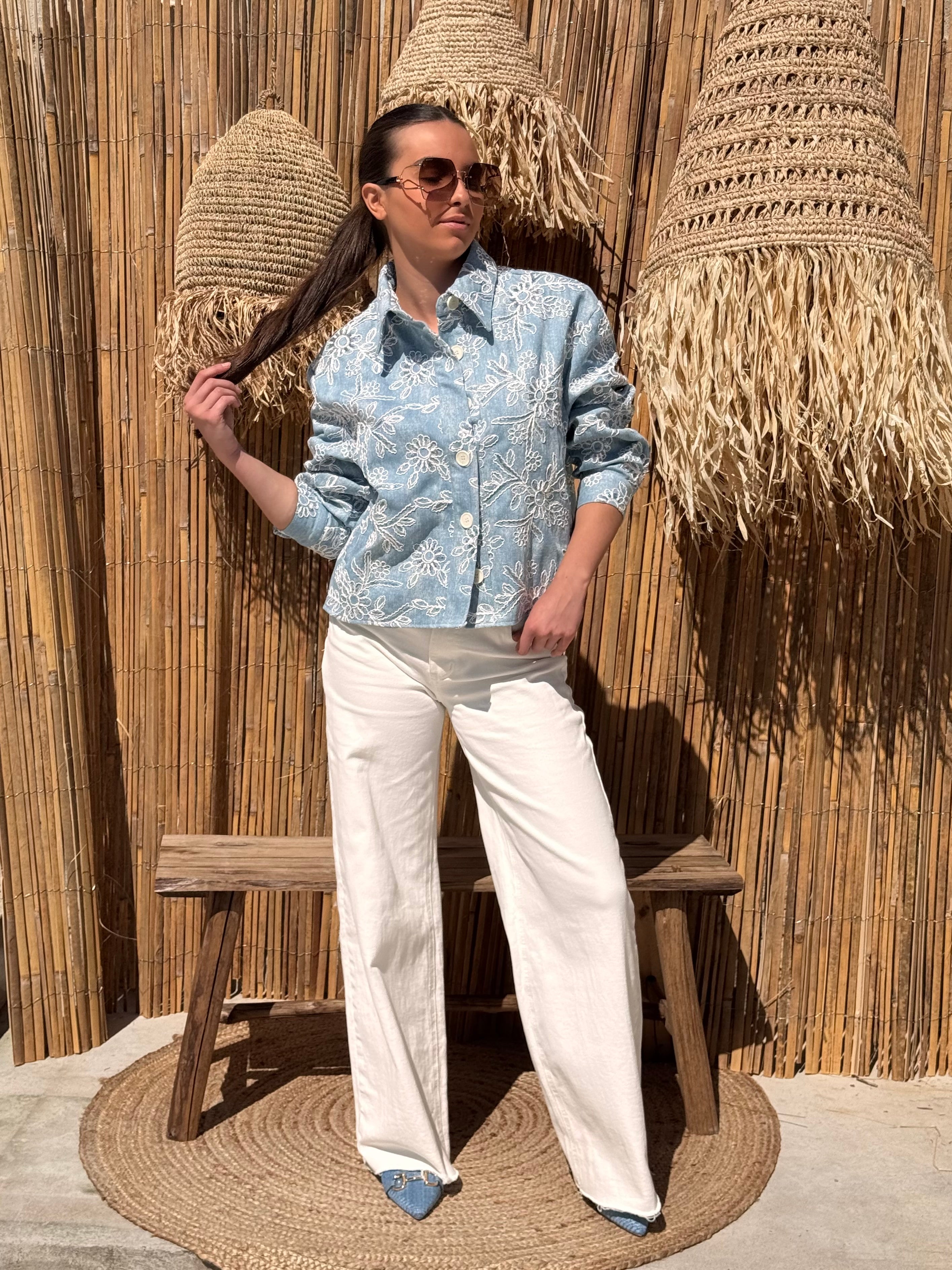 Jeans | NOXIE | Blanc