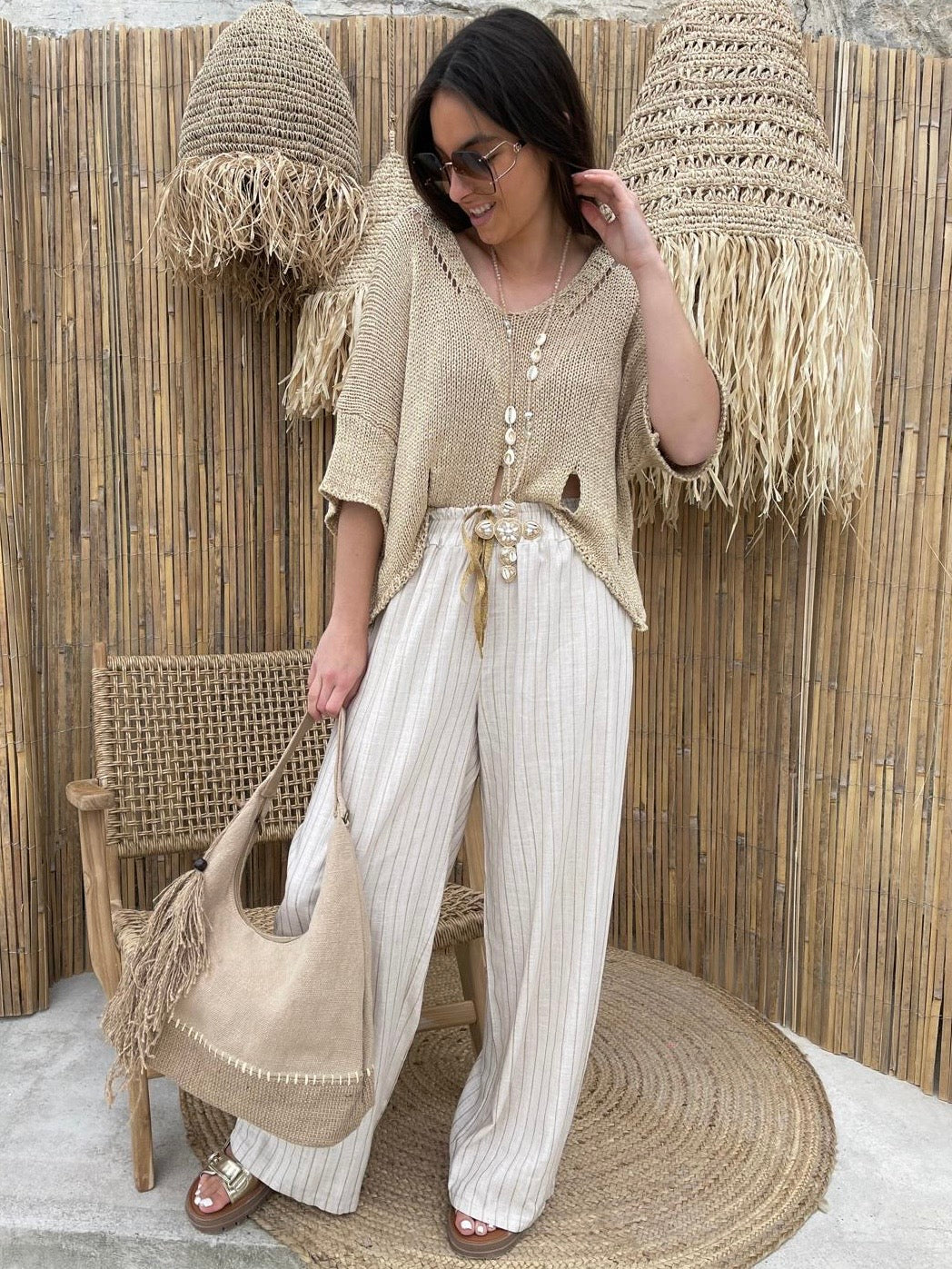 Pantalon | LISON | Beige