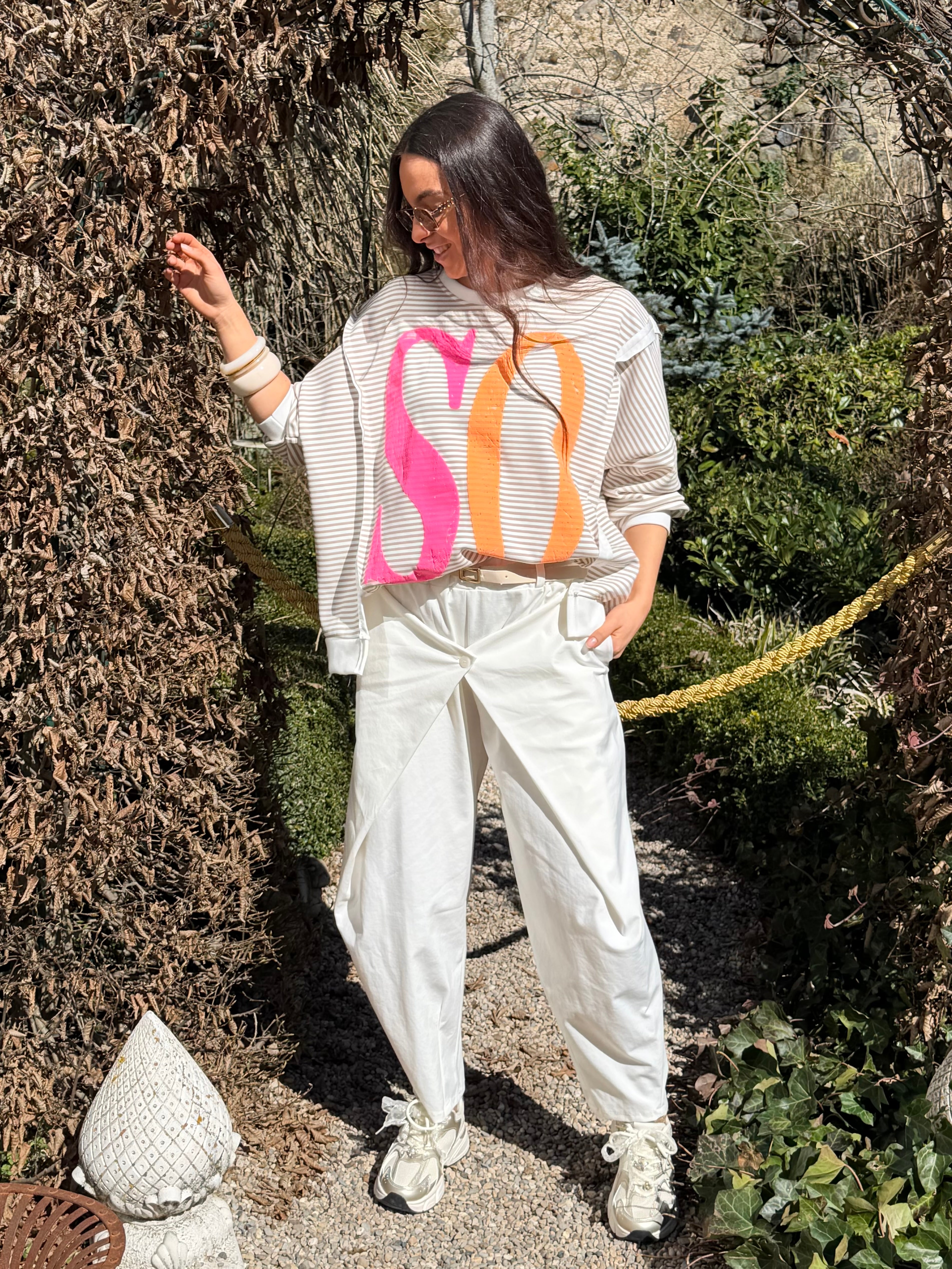 Pantalon | SOLENE | Ecru