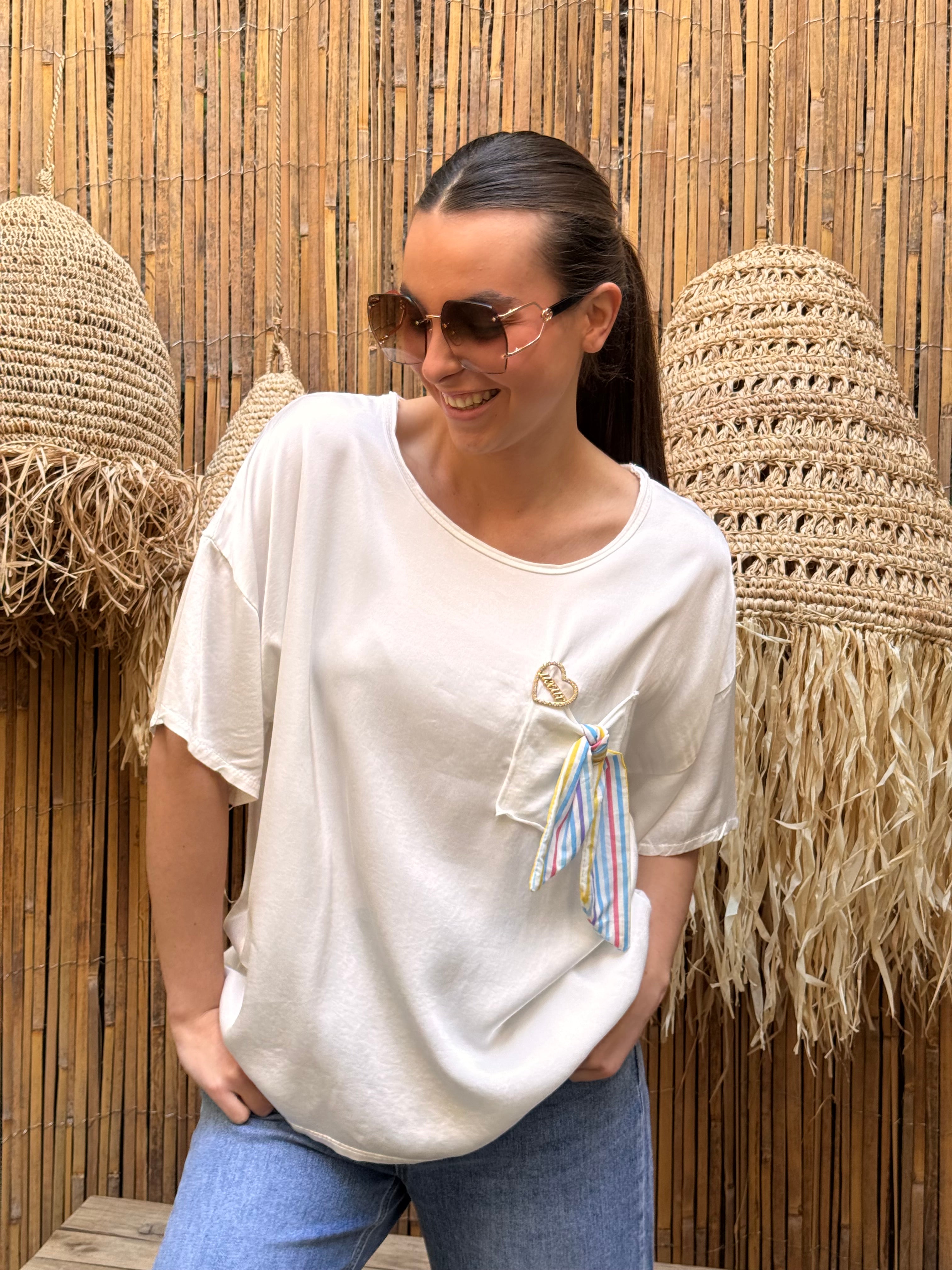 T-shirt | AURORE | Blanc