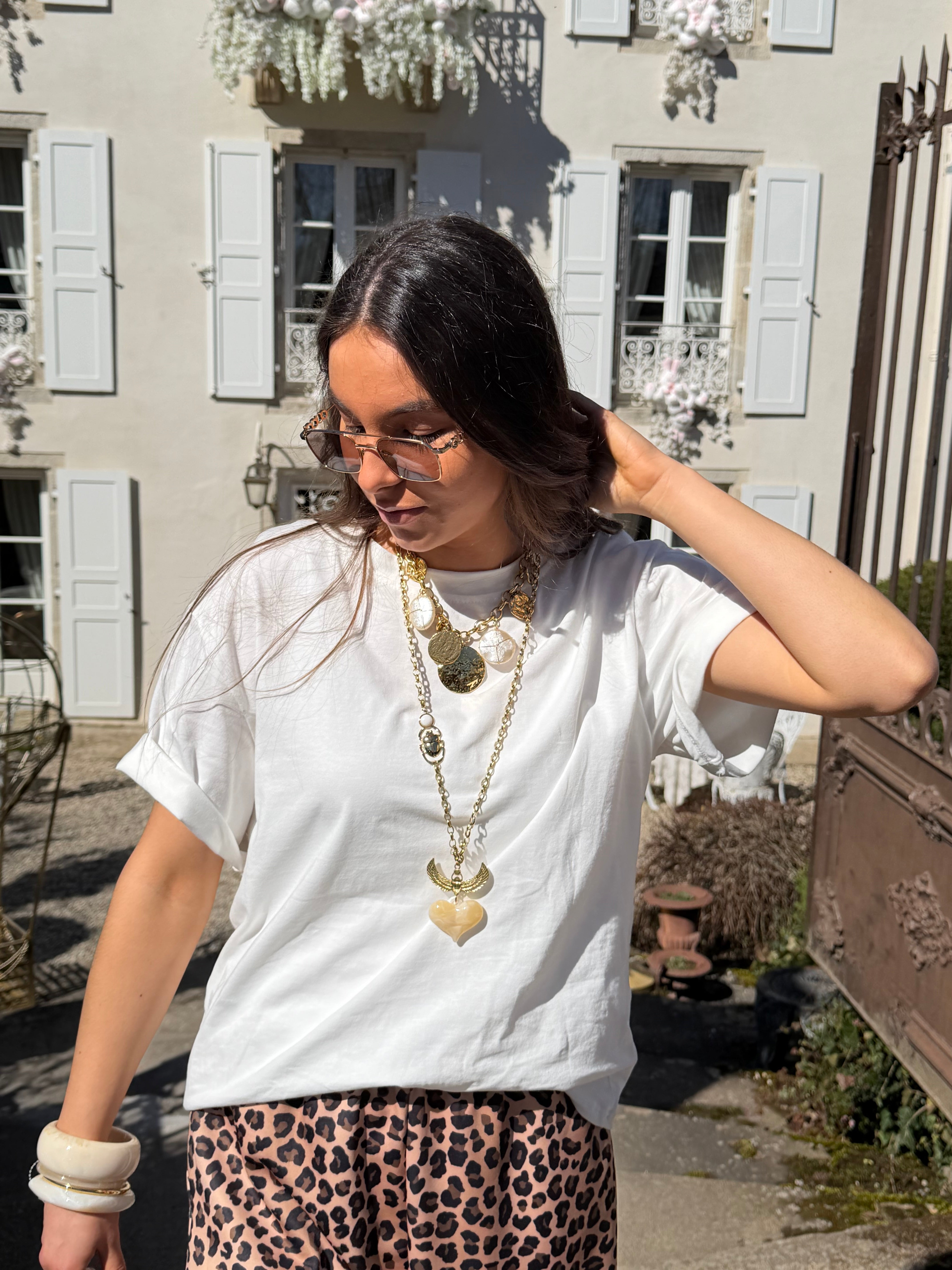 T-shirt | LENA | Blanc