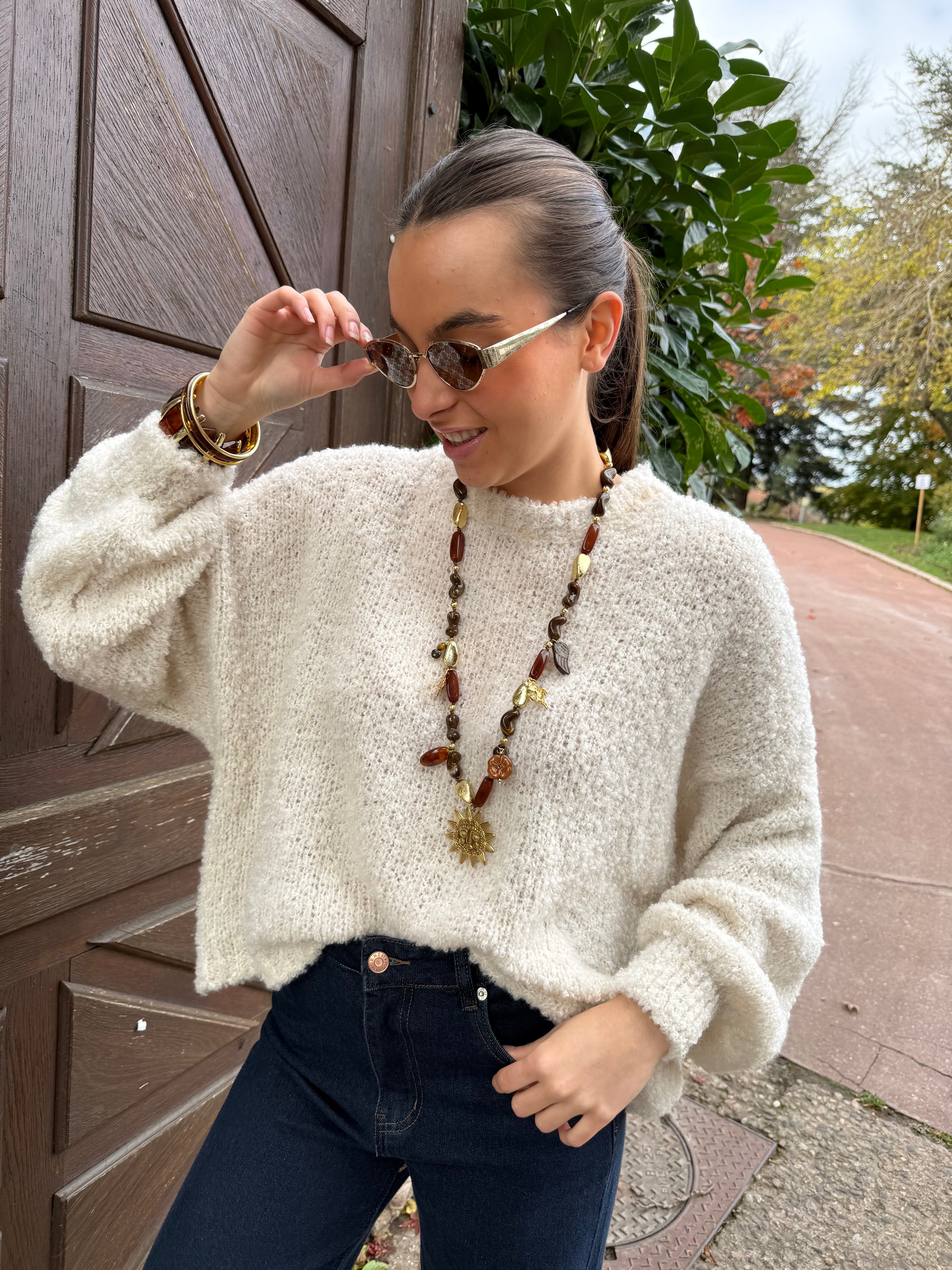 Pull | LOUISE | Ecru