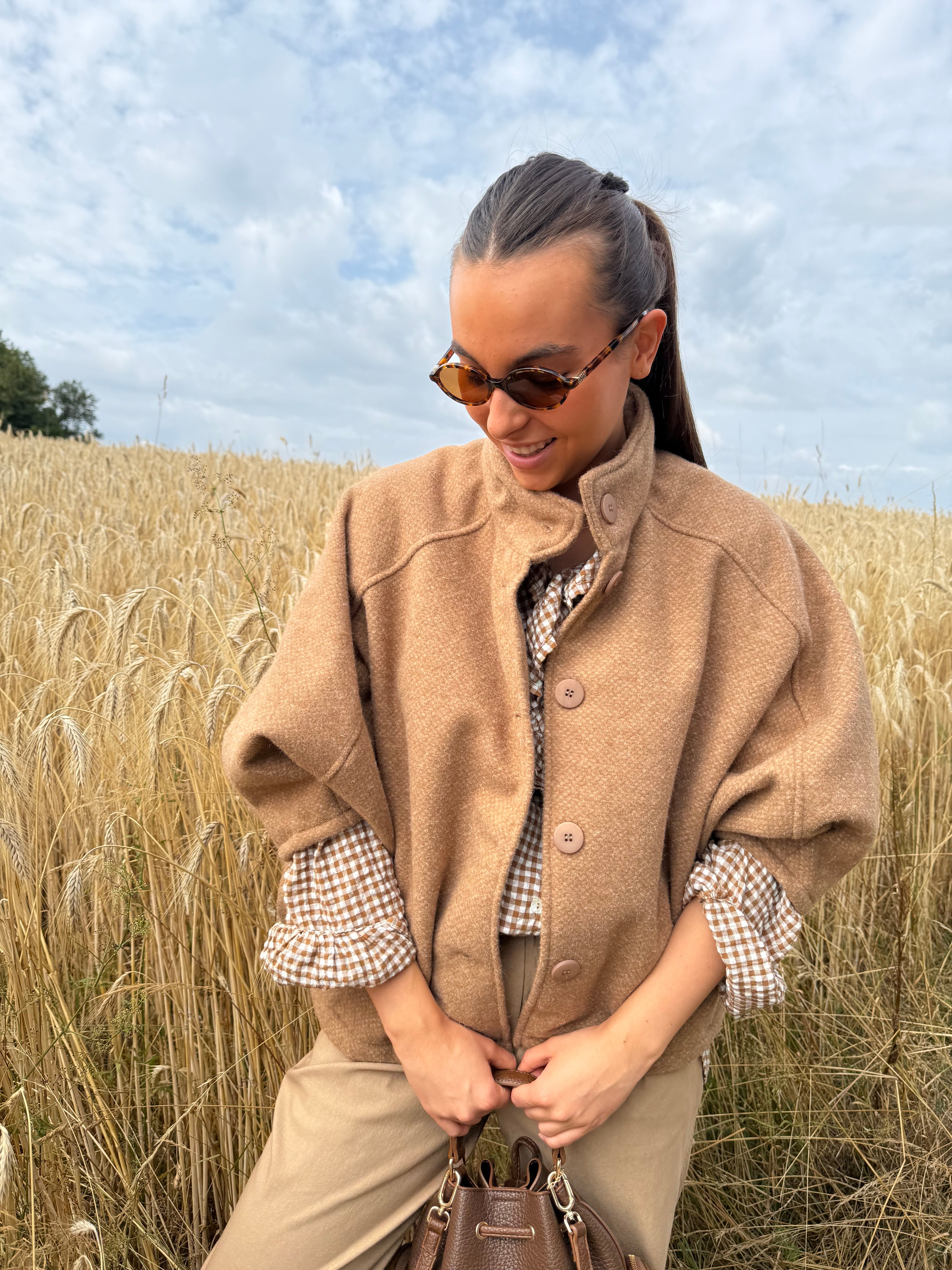 Veste | CAPUCINE | Camel