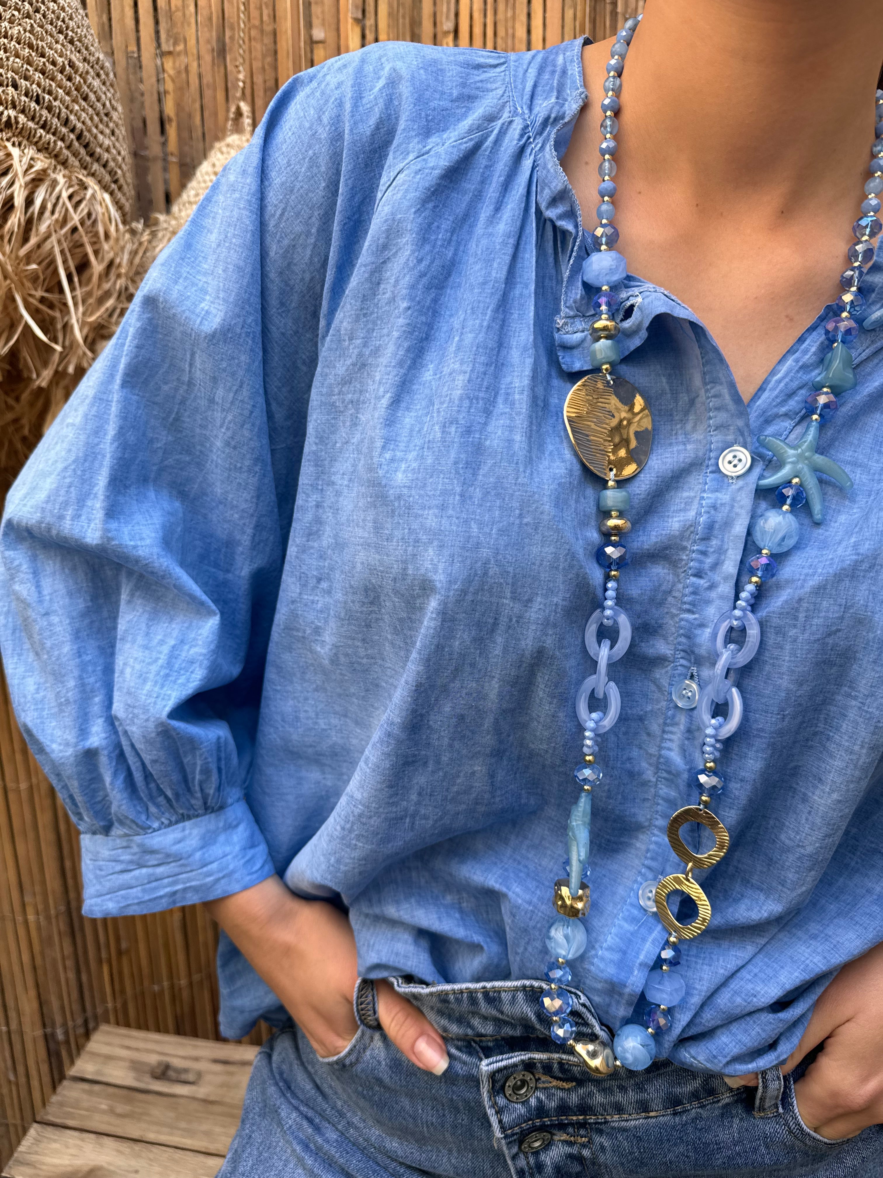 Chemise | LIORAH | Bleu Foncé