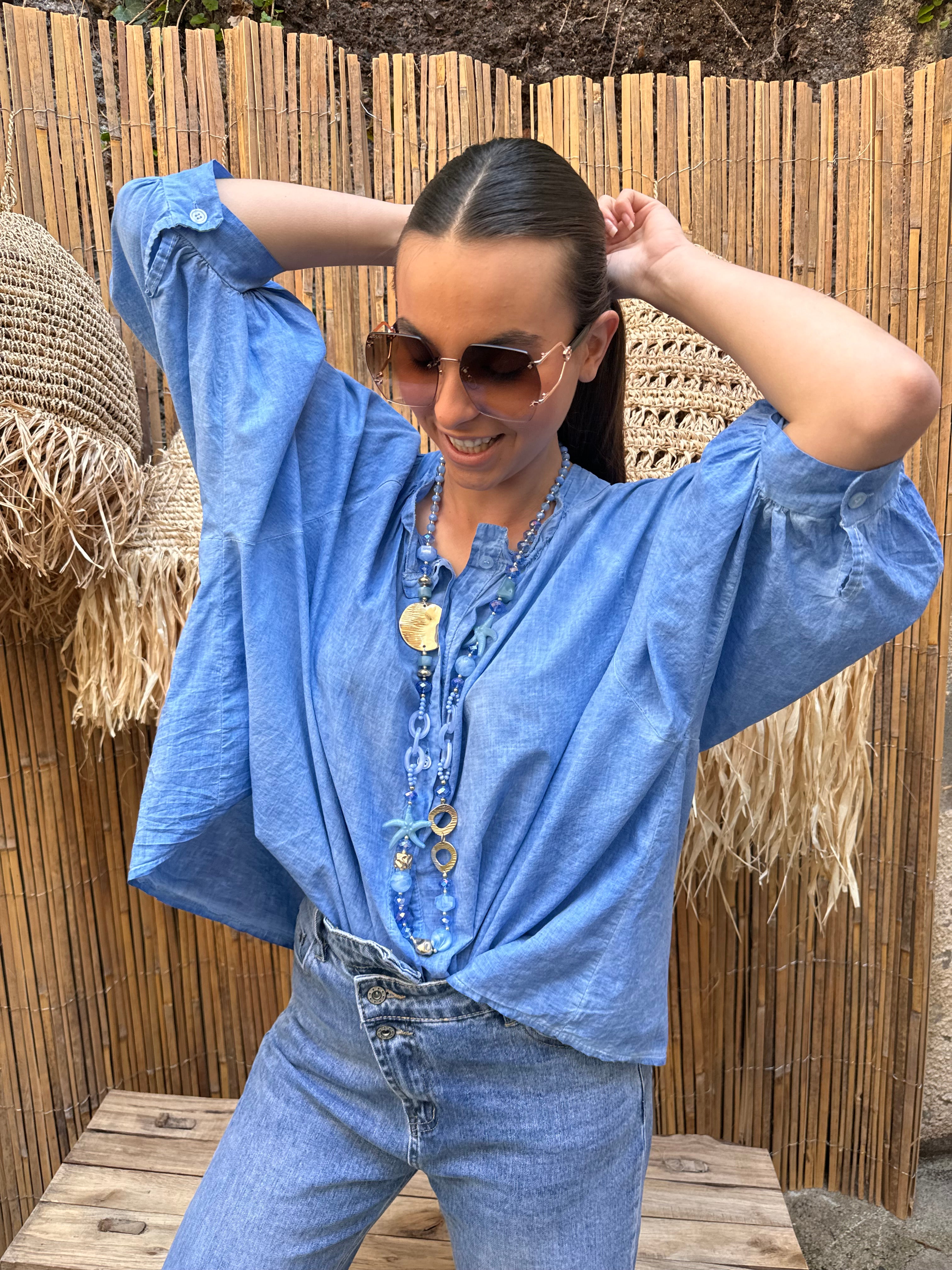 Chemise | LIORAH | Bleu Foncé