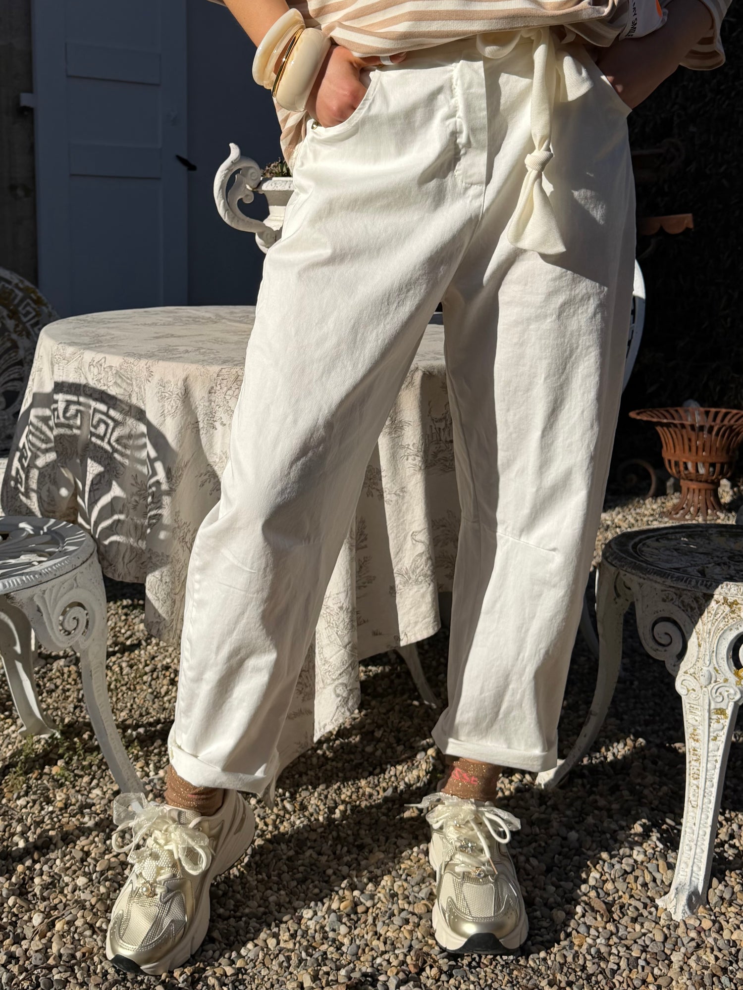 Pantalon | HORTENSE | Ecru