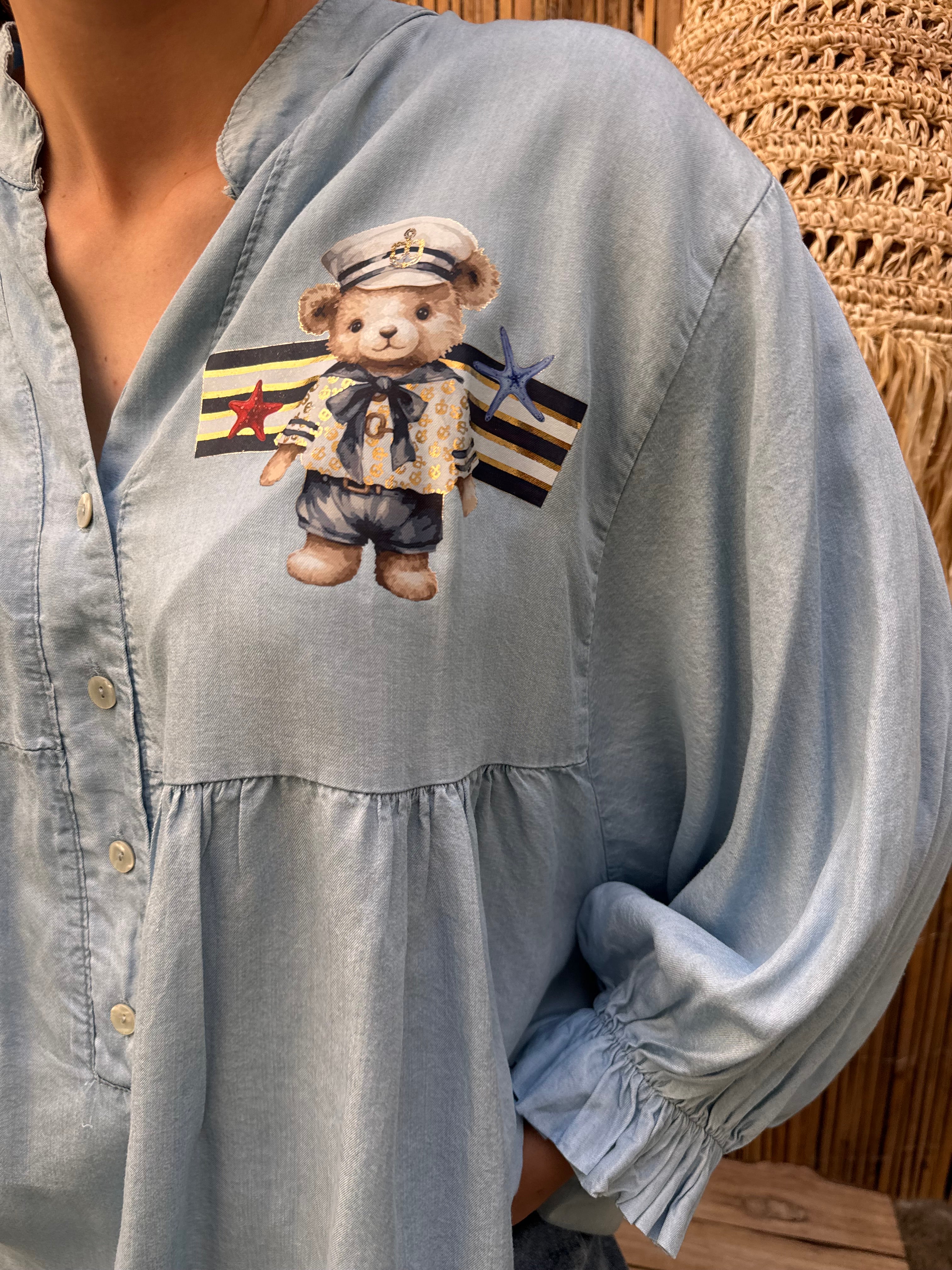 Blouse | NAIA | Bleu