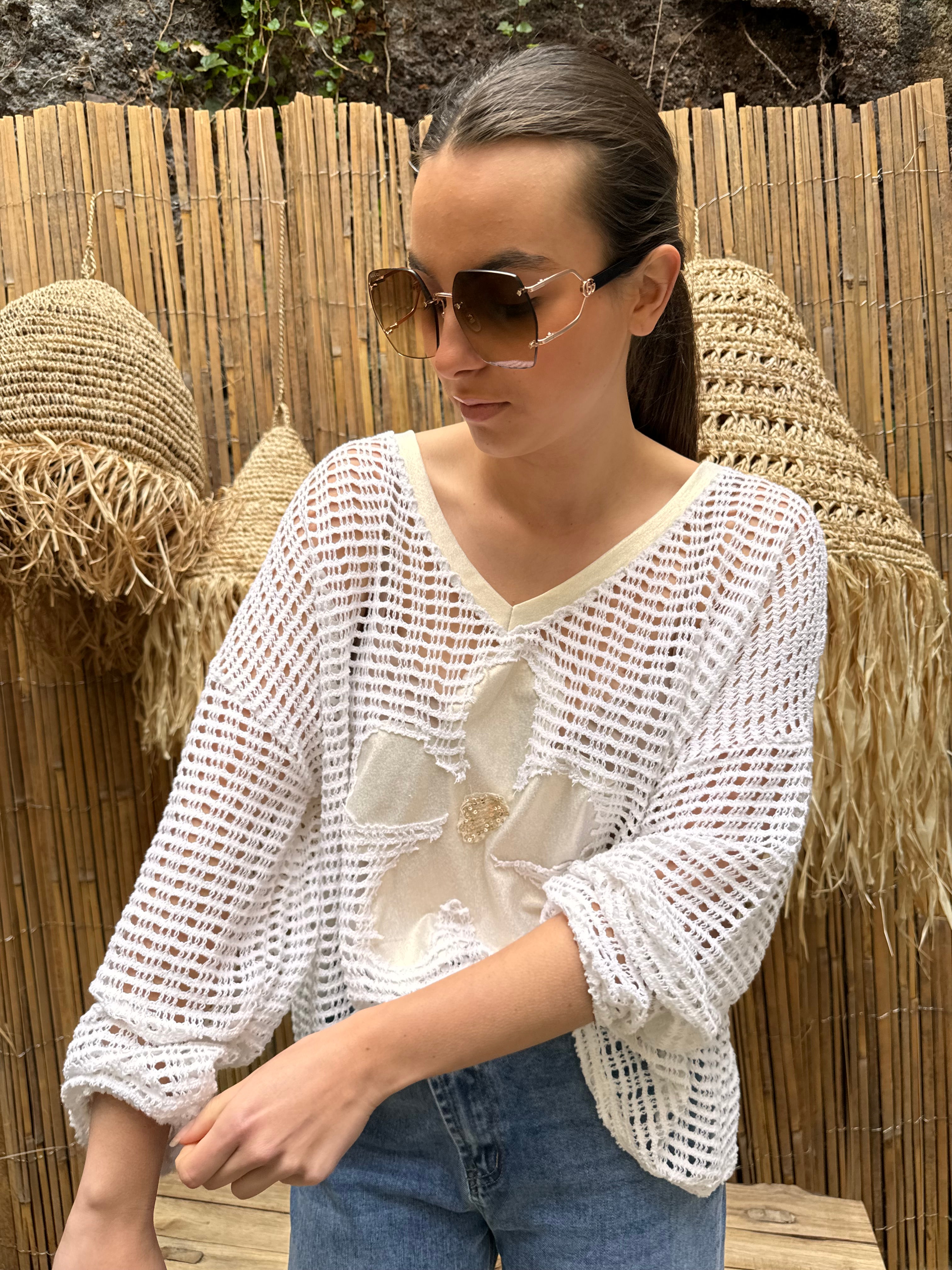 T-shirt | LUEUR | Beige