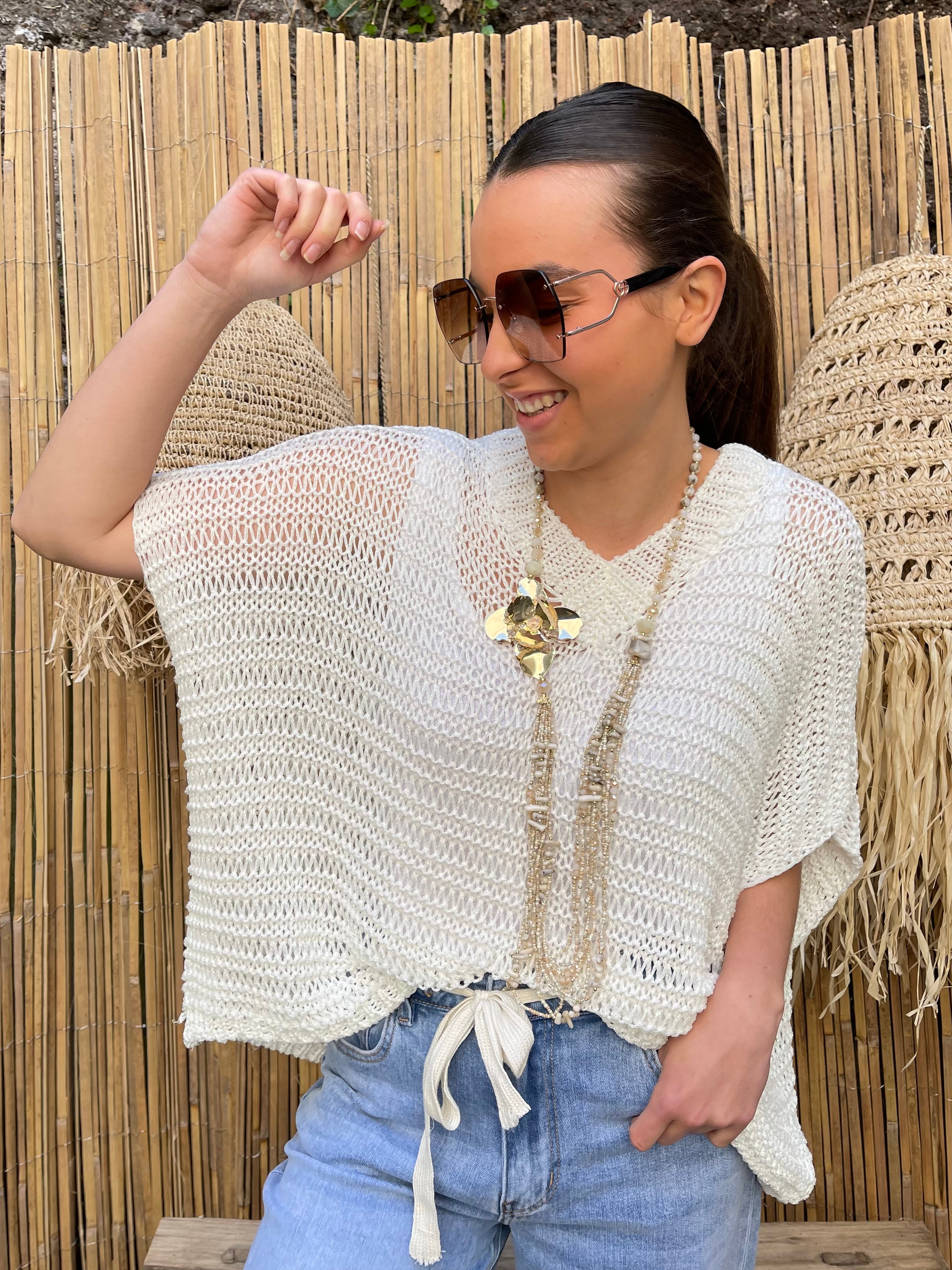 Pull | CITRINE | Blanc