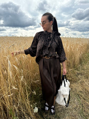 Blouse | BRUME | Marron léopard