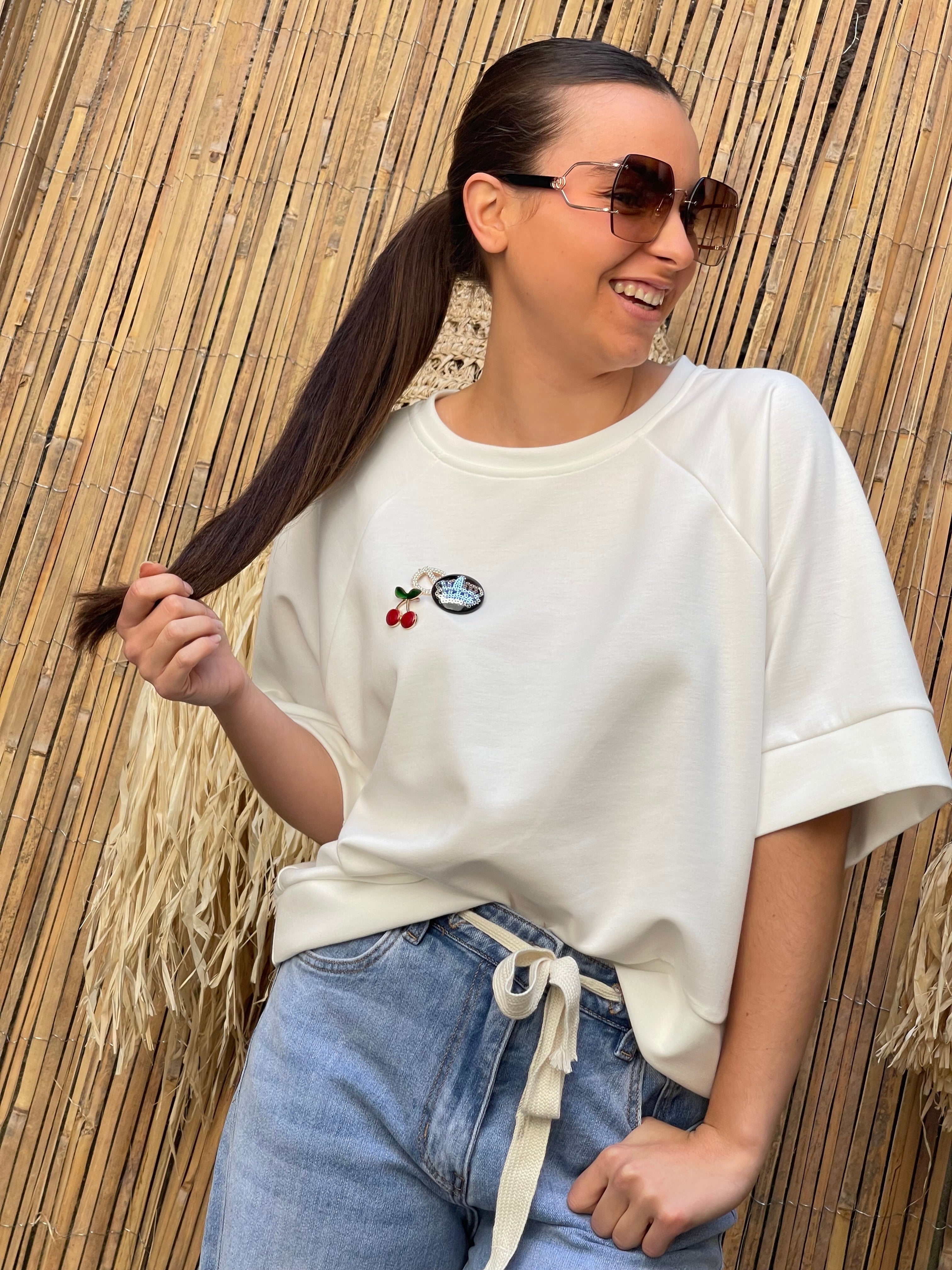 Sweat | PASTILLE | Blanc