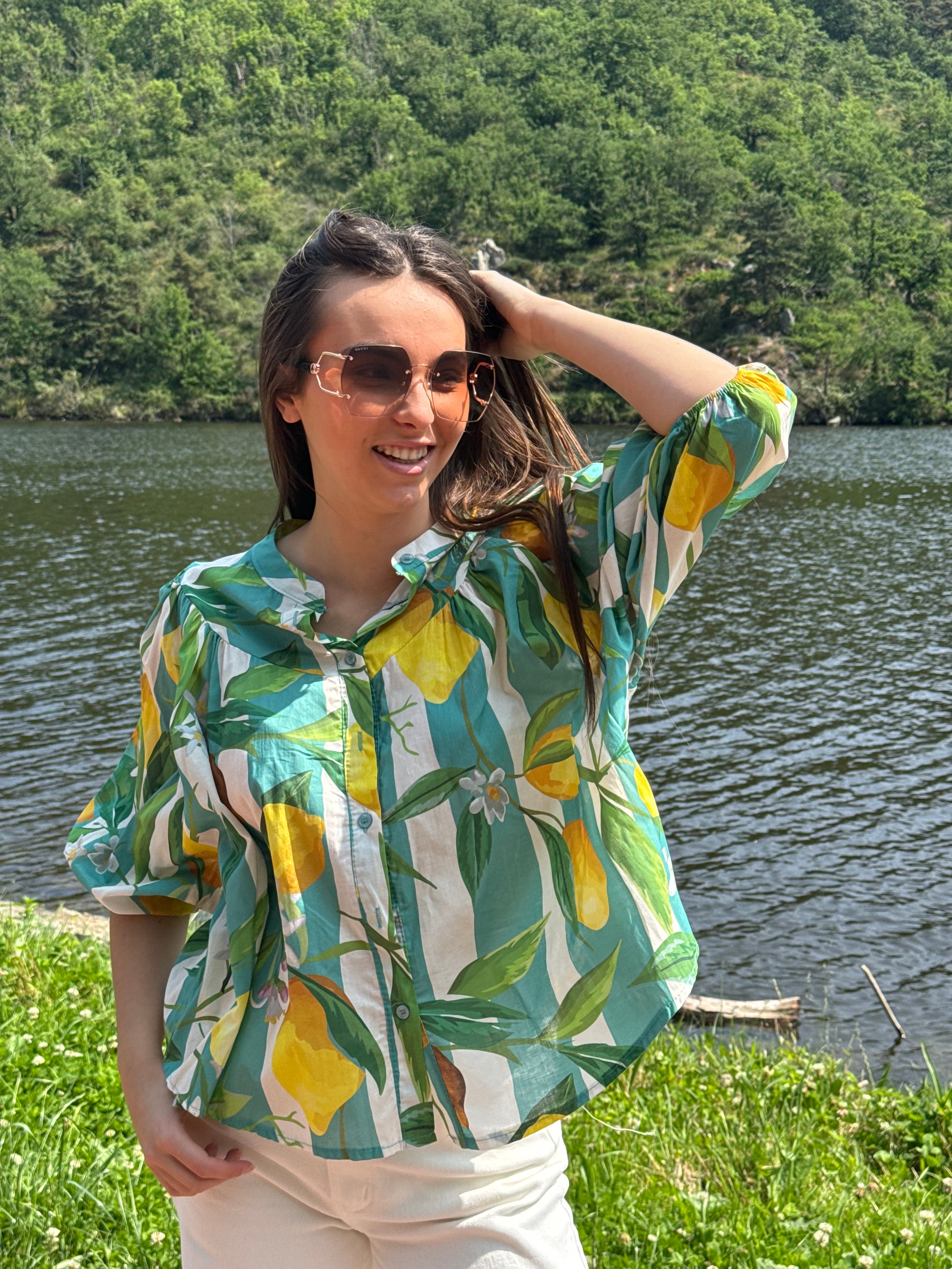 Chemise | MAONA | Turquoise
