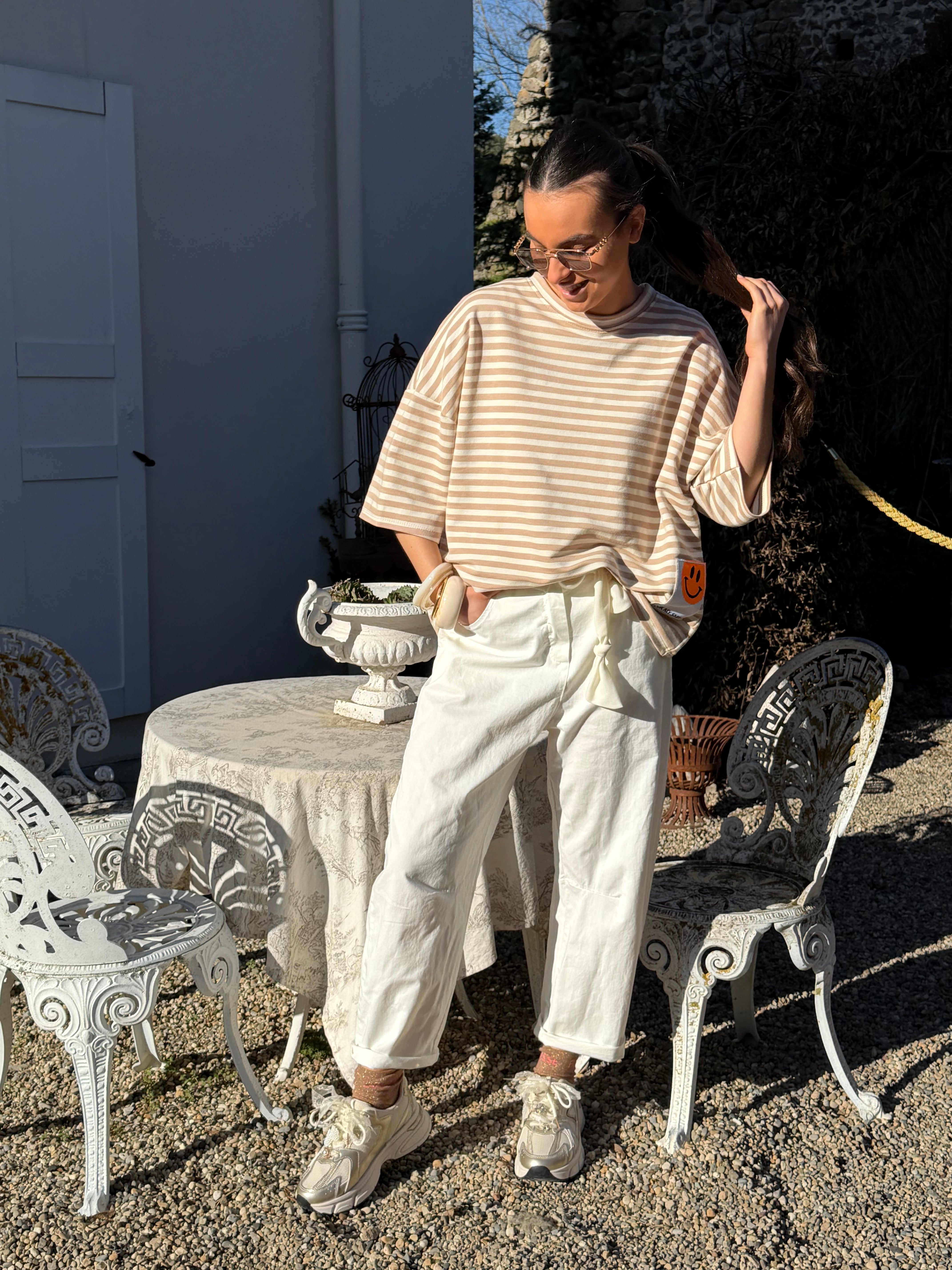 Sweat | ORALIA | Beige et Camel