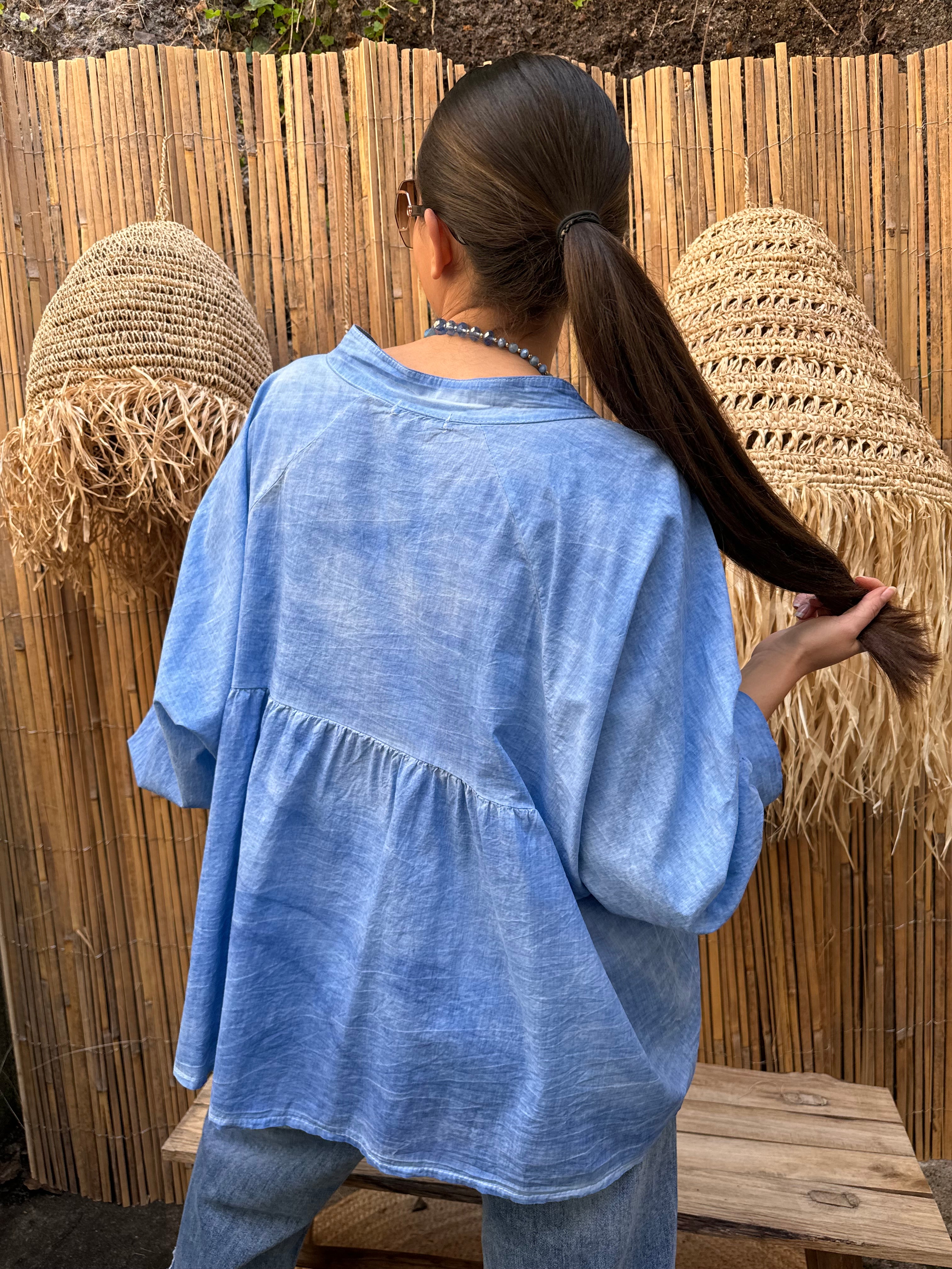 Chemise | LIORAH | Bleu Foncé