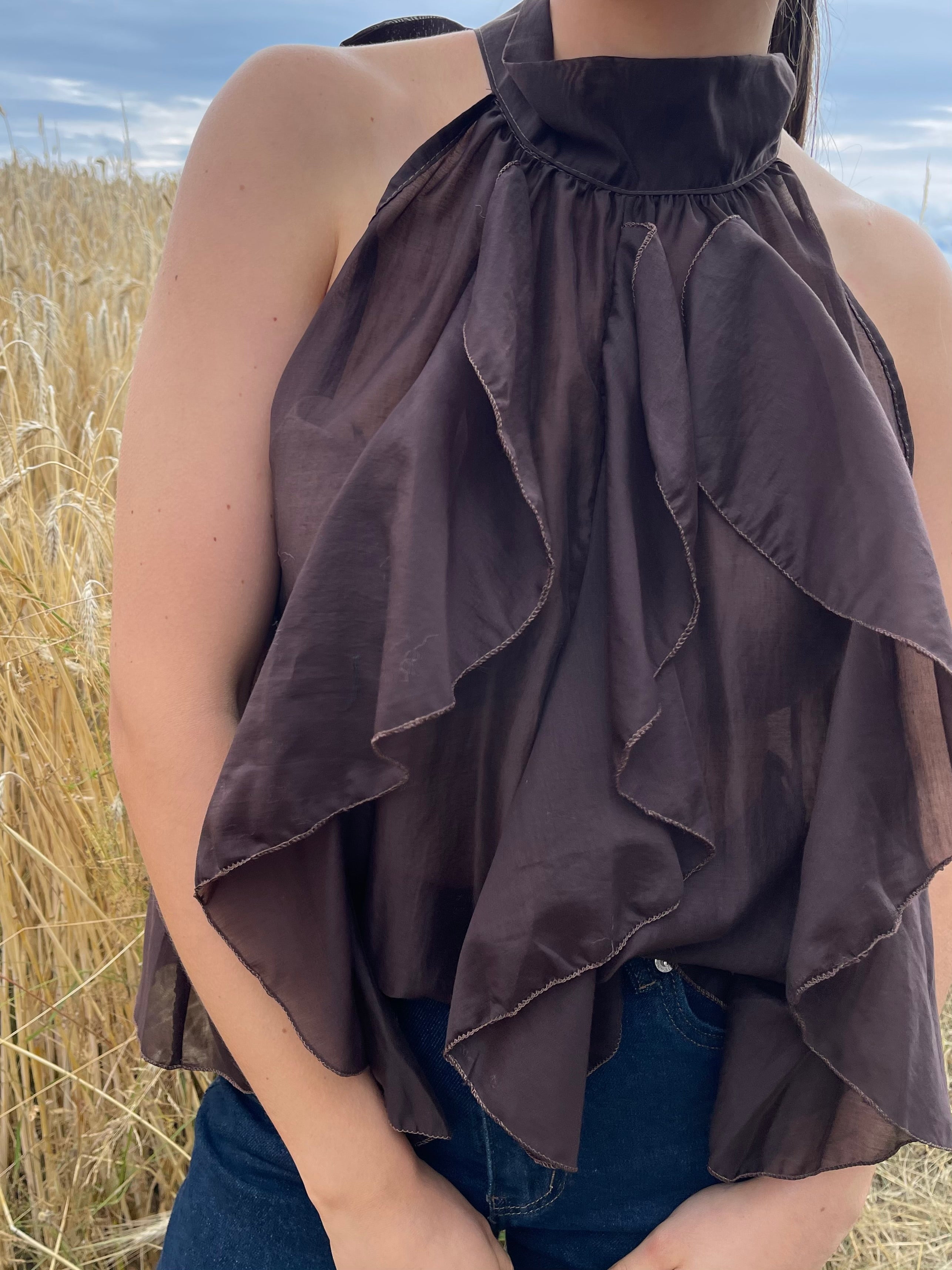 Top | BRINDILLE | Marron