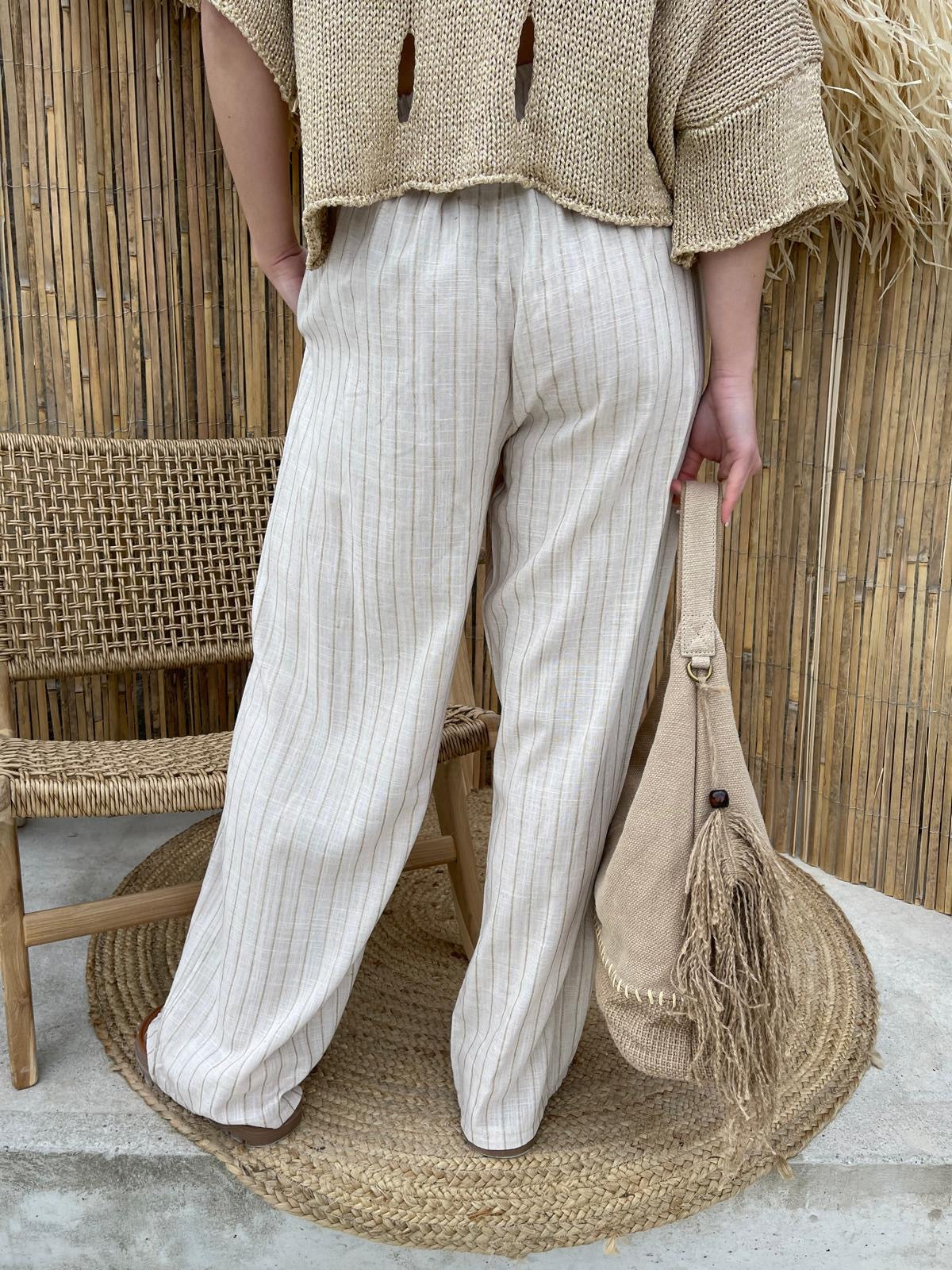 Pantalon | LISON | Beige