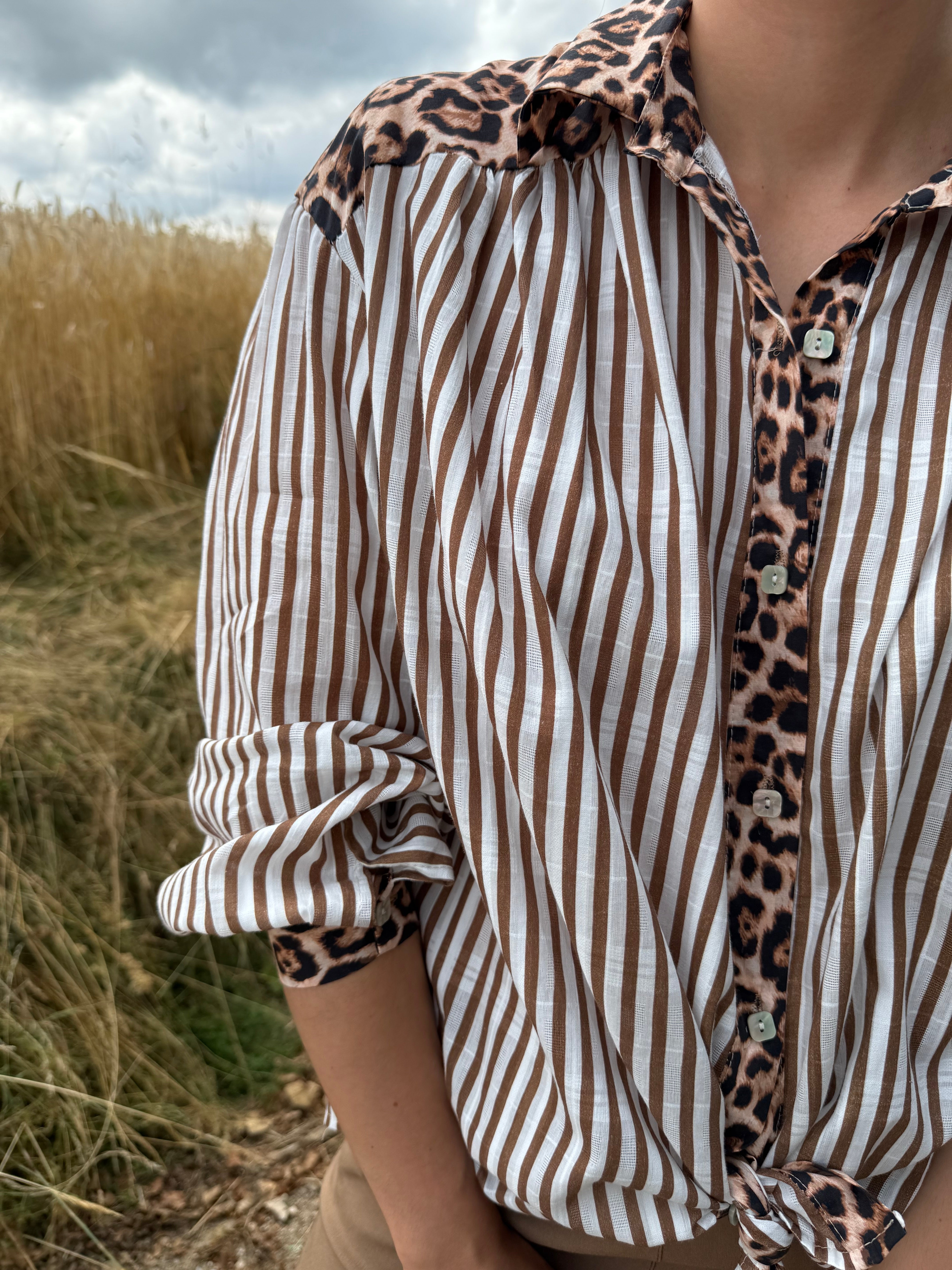Chemise | JOSEPHINE | Camel blanc