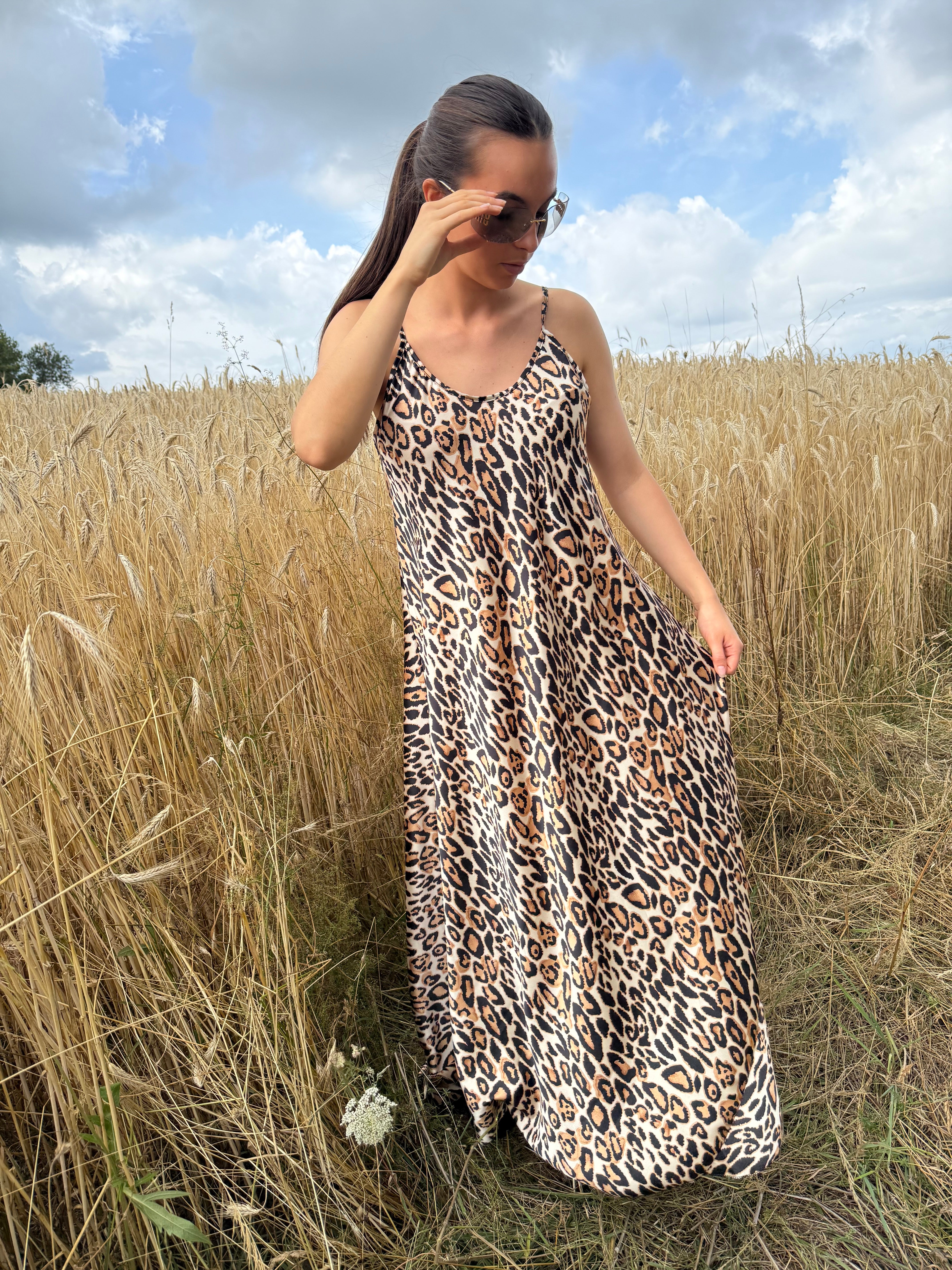 Robe | SAUVANE | Camel léopard