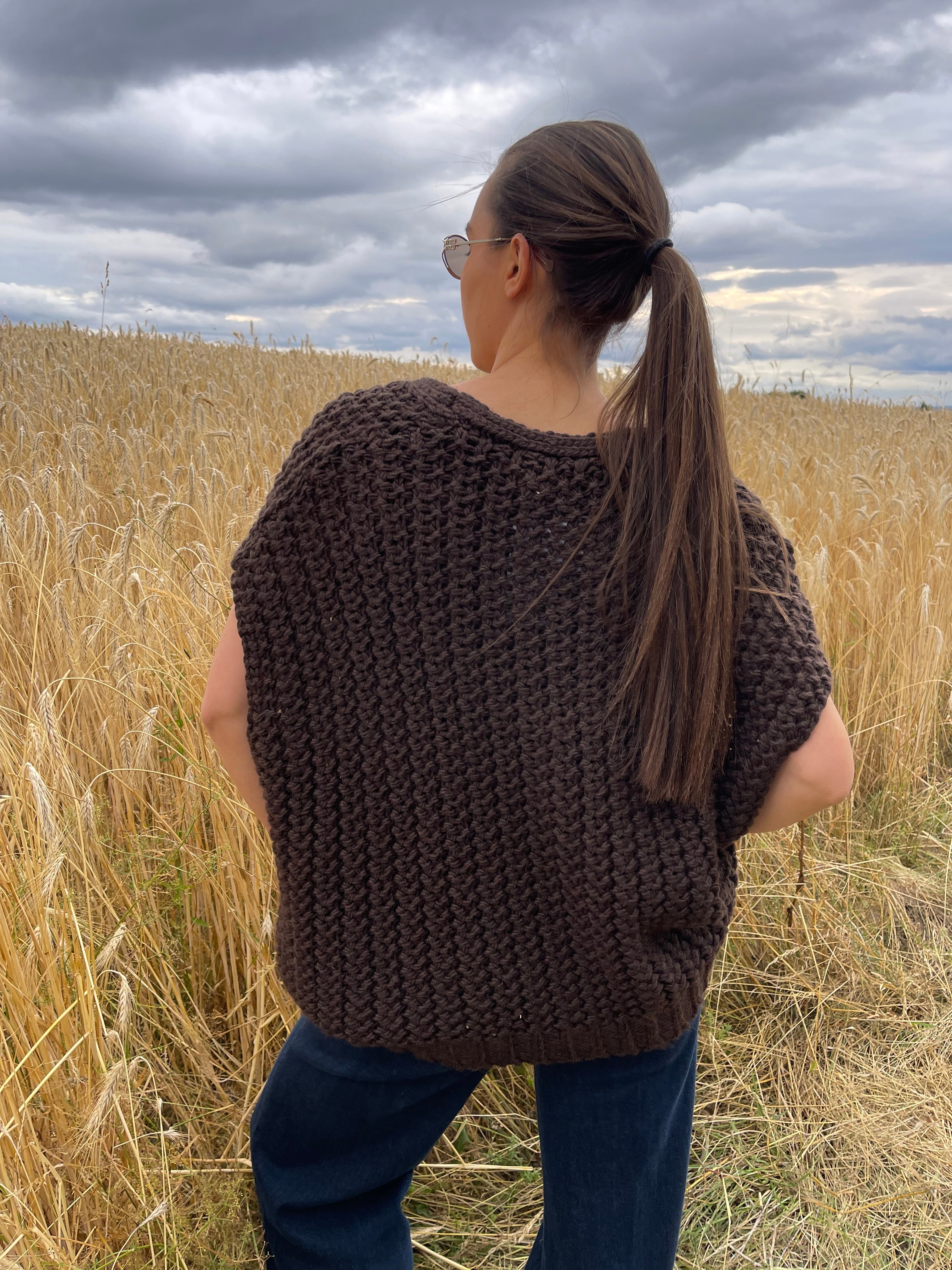 Gilet | GRAIN | Marron