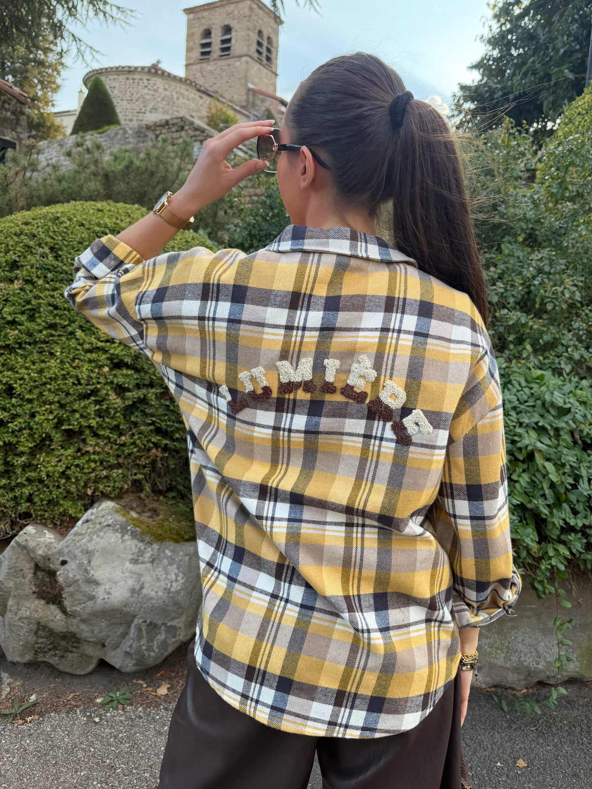 Chemise | LUMIÈRE | Jaune Marron