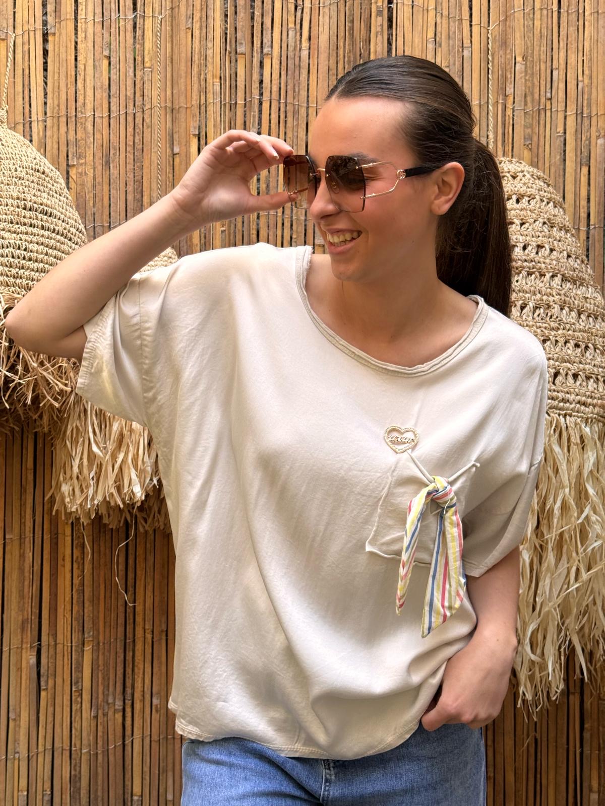 T-shirt | AURORE | Craie