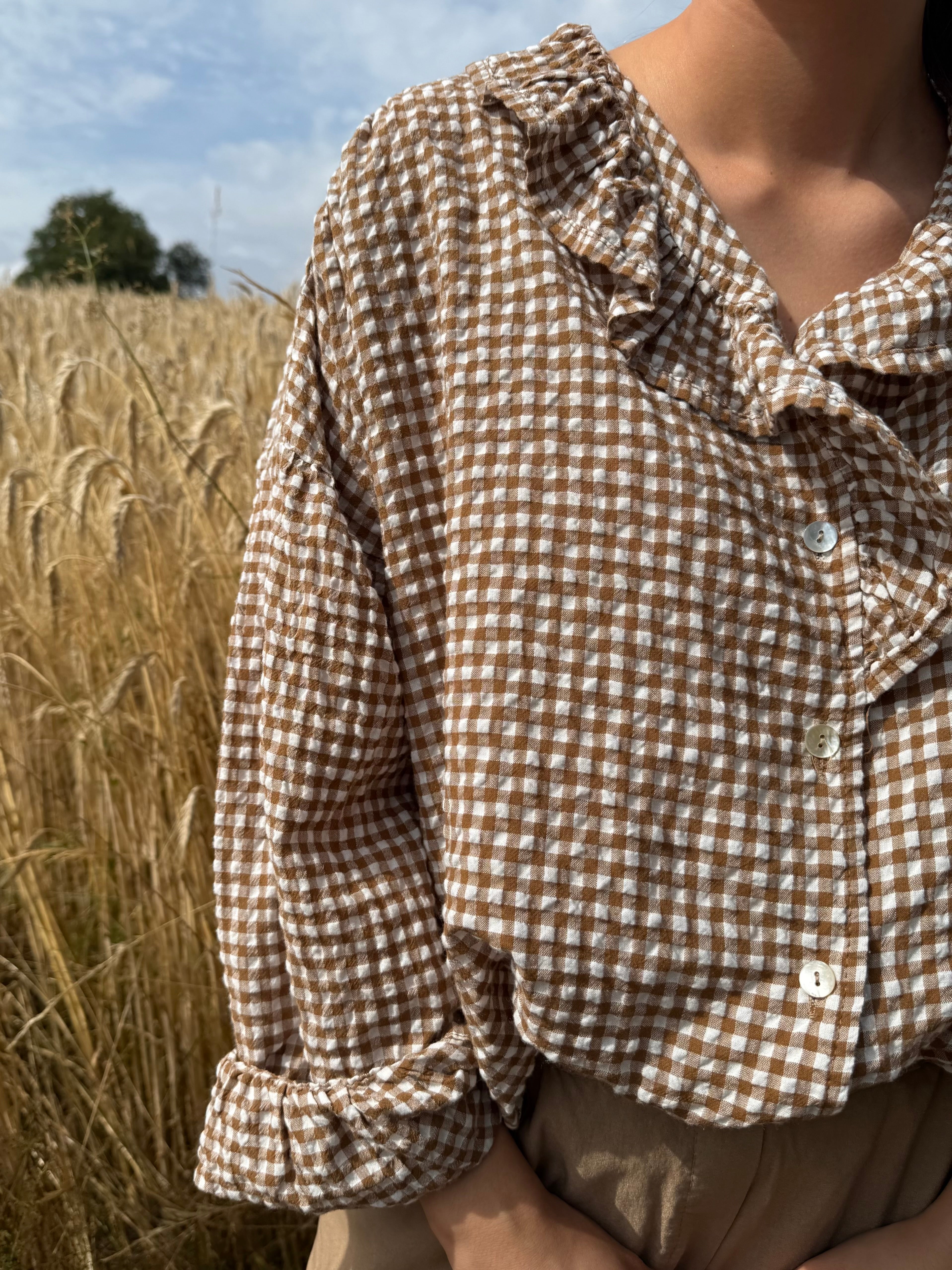 Blouse | BLANCHETTE | Camel ecru