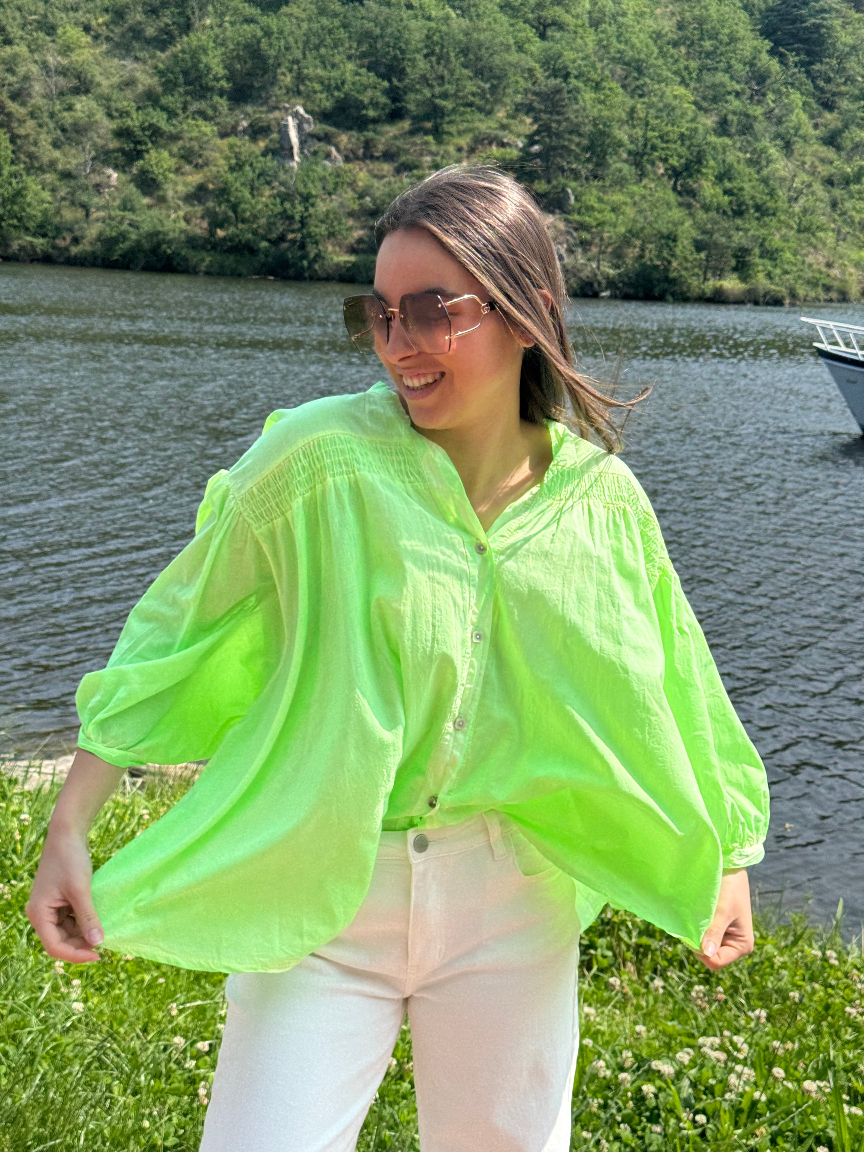 Chemise | ZUMA | Vert Fluo