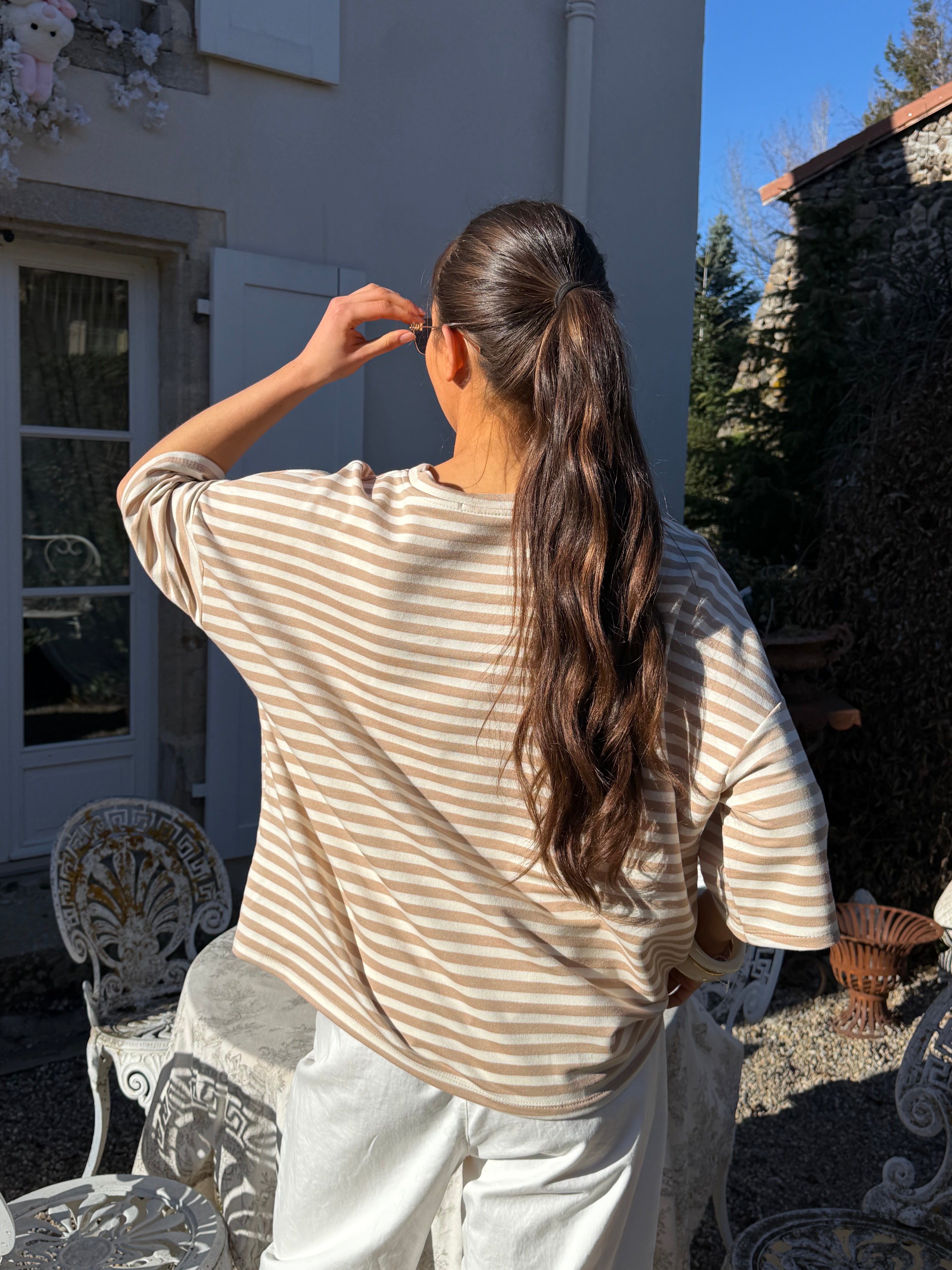 Sweat | ORALIA | Beige et Camel