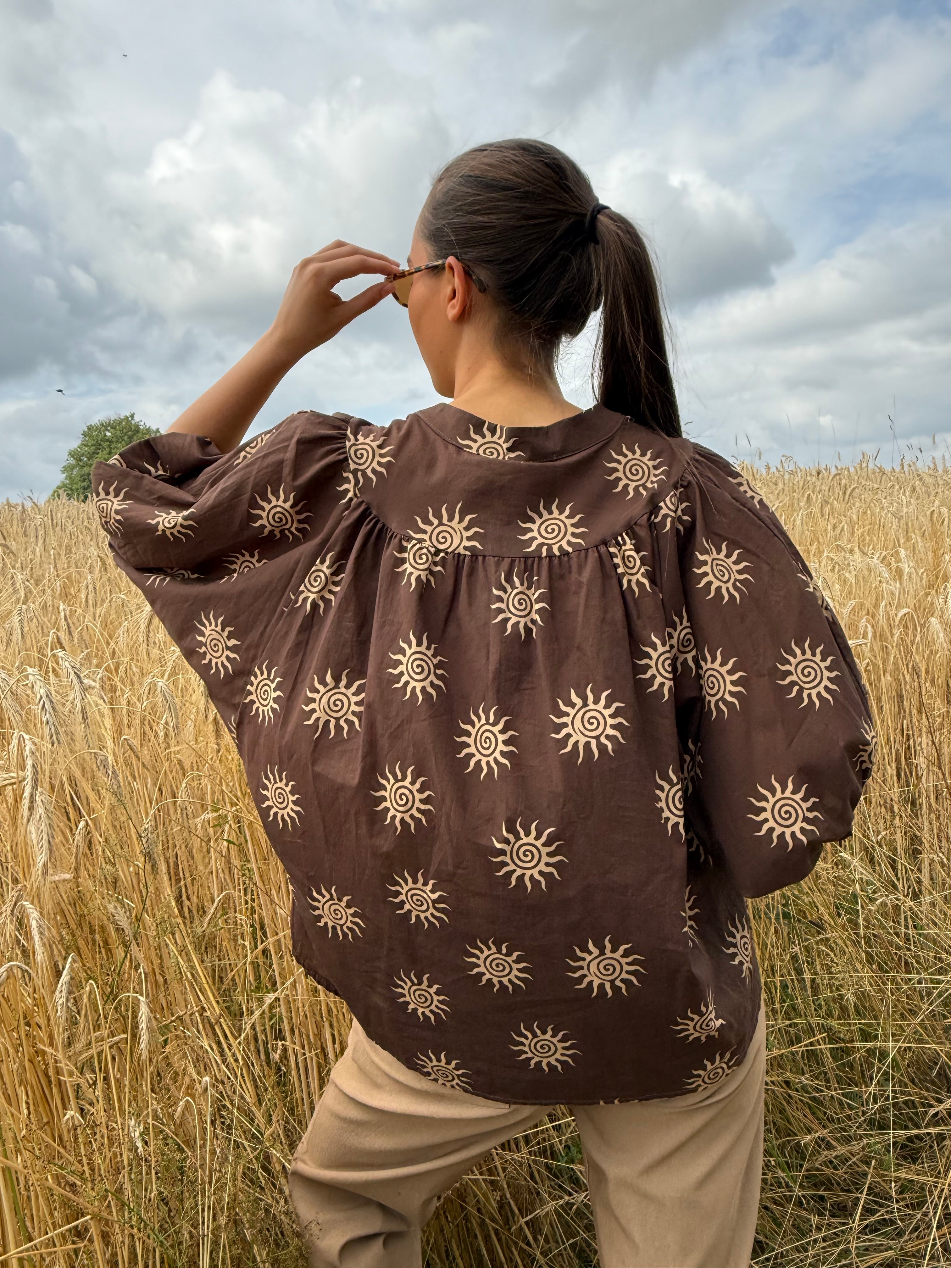 Chemise | SOLENE | Marron