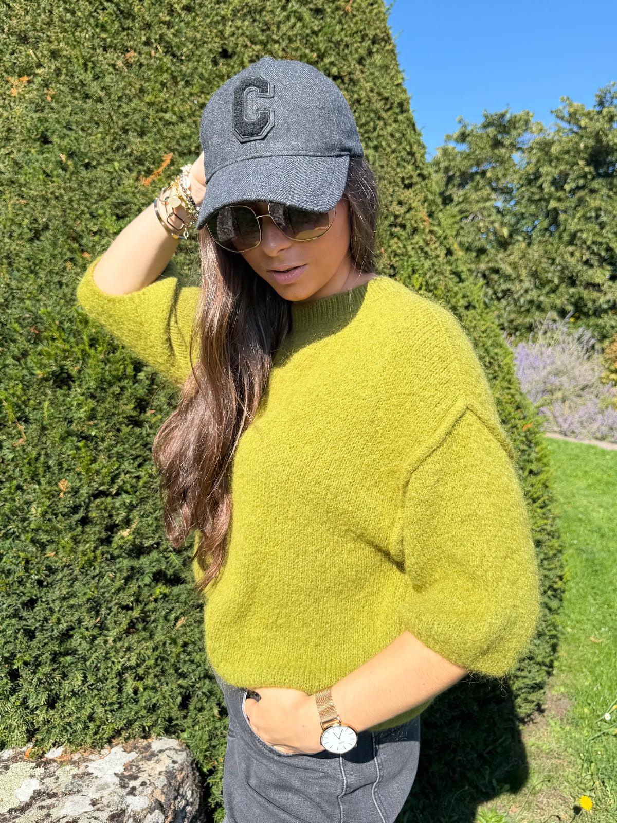 Pull | SEVA | Vert Olive