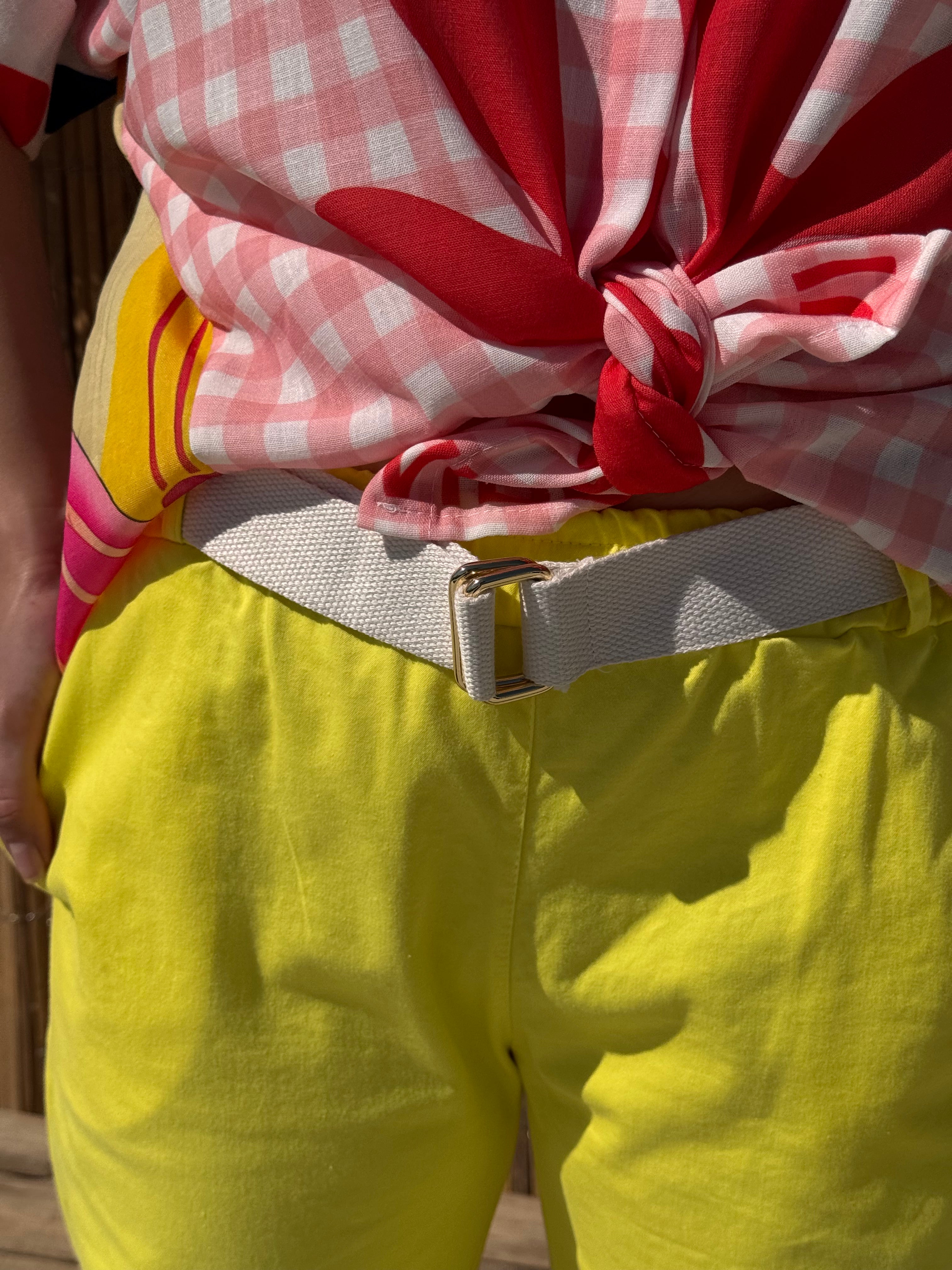 Pantalon | MAE | Jaune Fluo