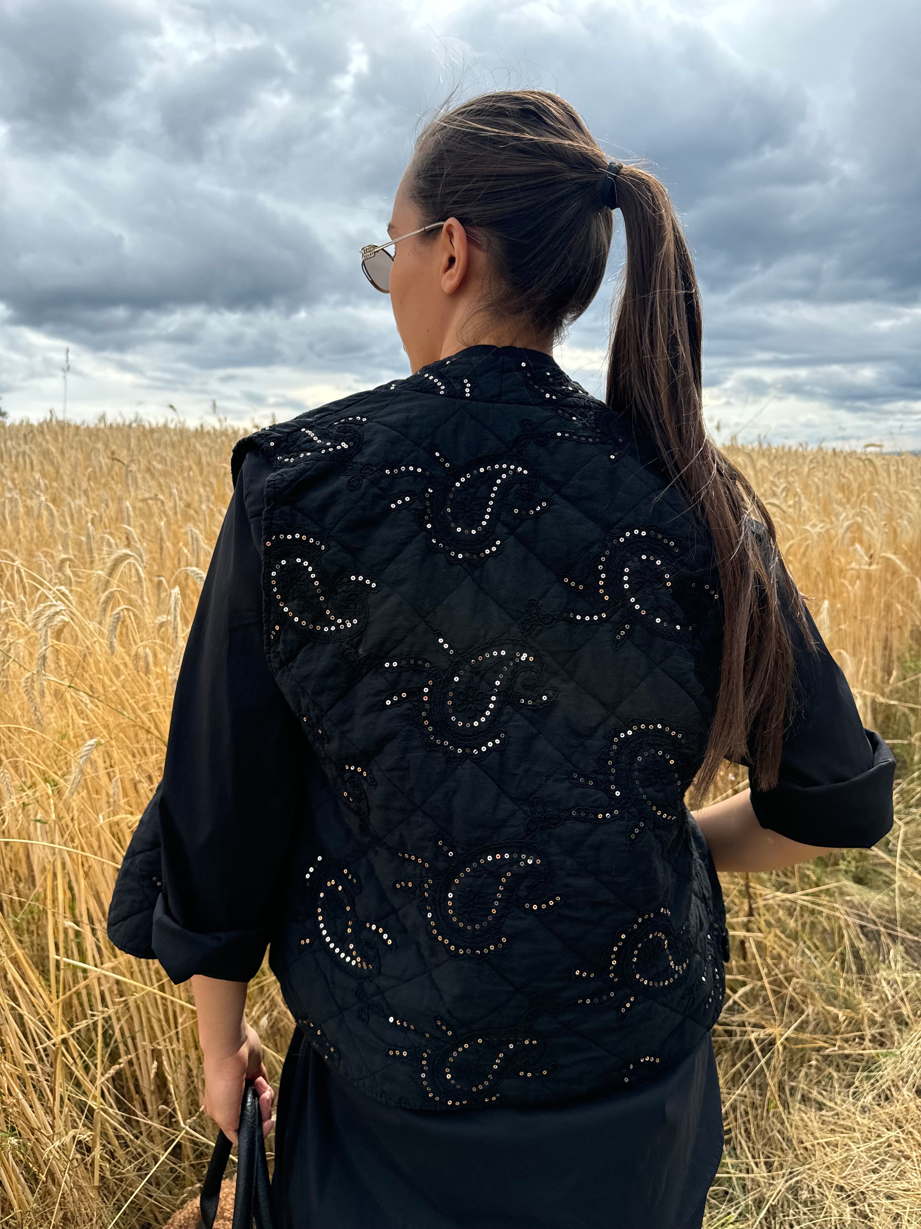 Gilet | GARANCE | Noir