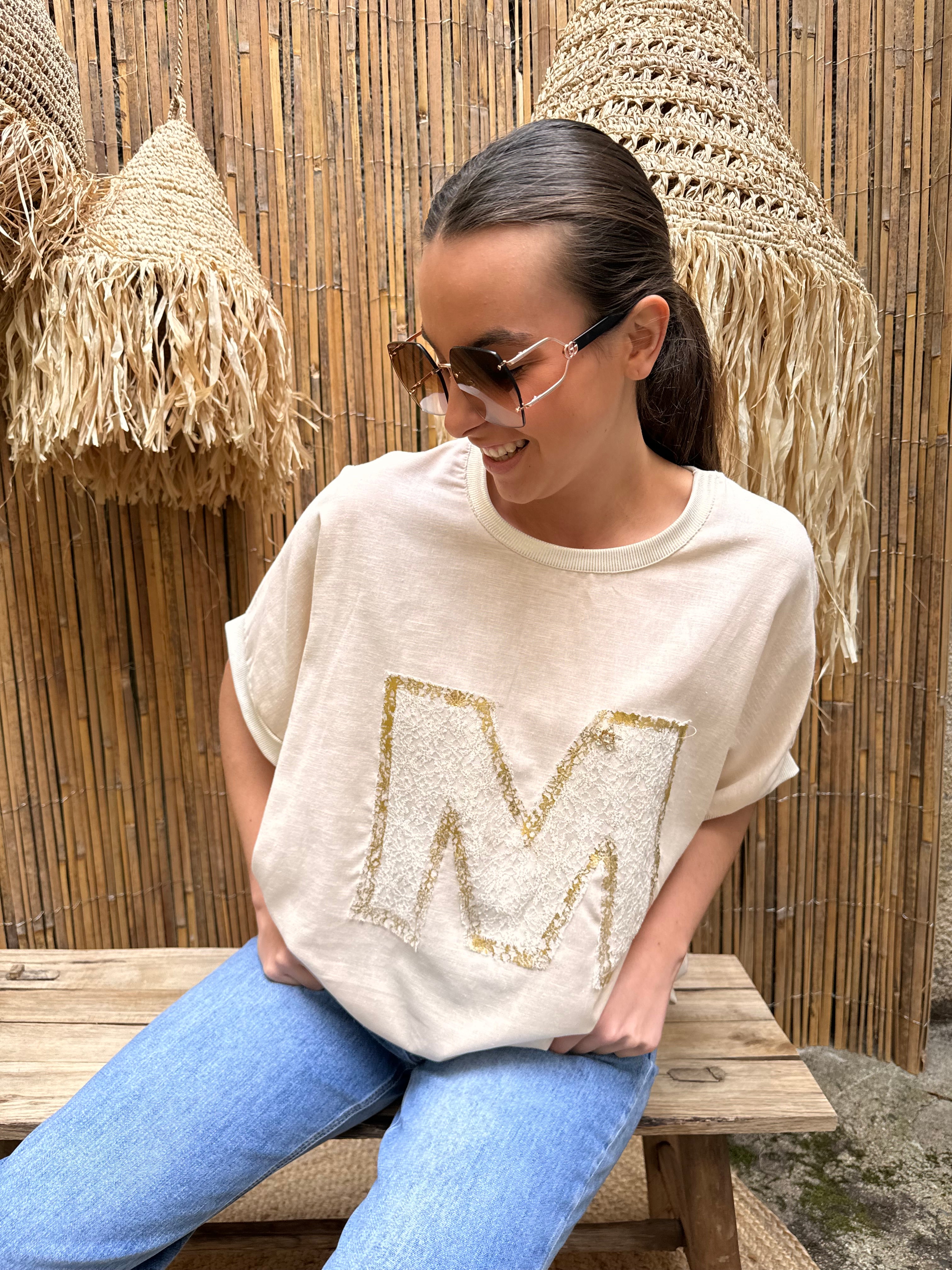 T-shirt | MÉLIA | Beige