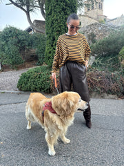 T-shirt | MOKA | Jaune et Marron