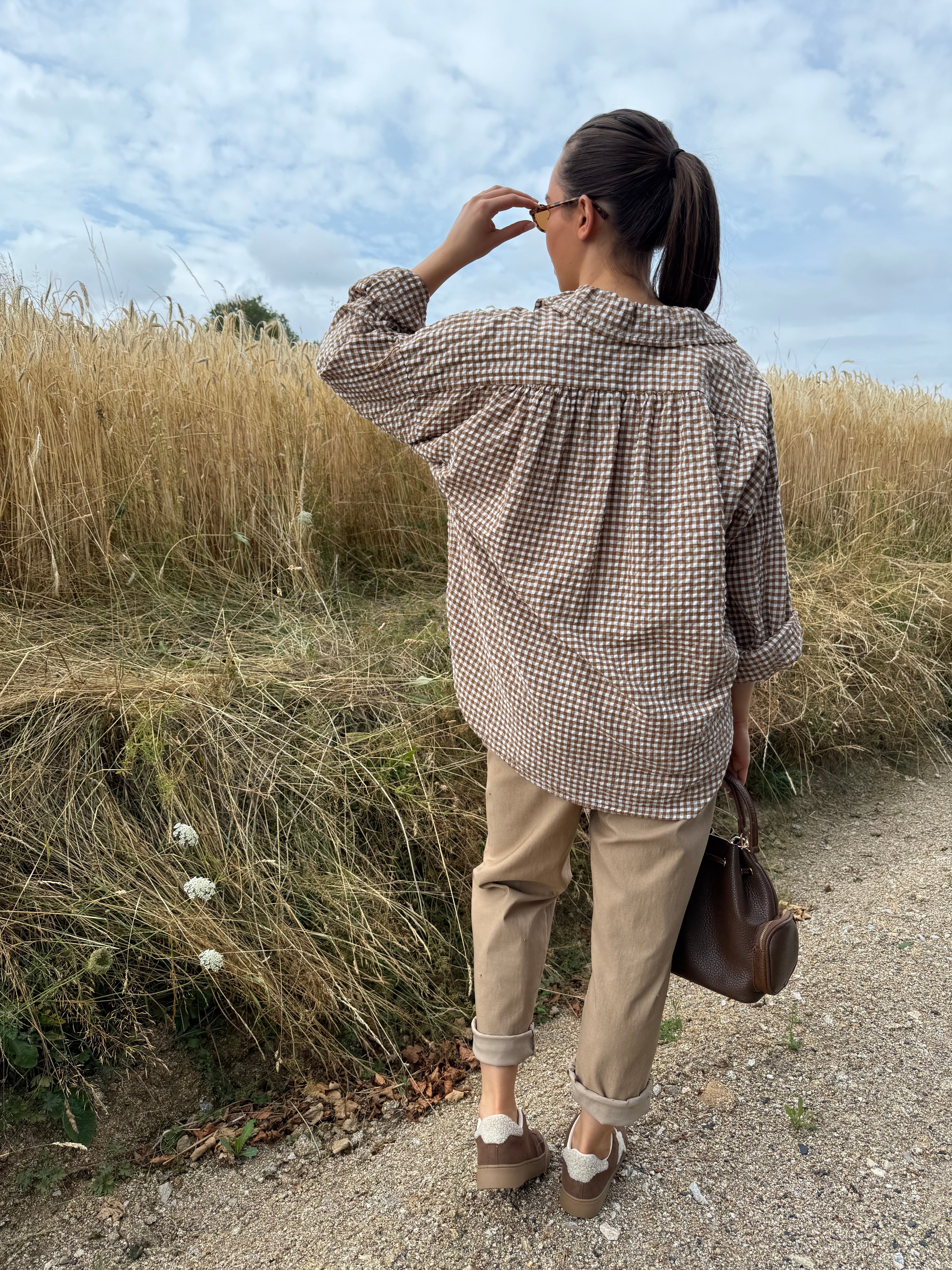 Blouse | BLANCHETTE | Camel ecru