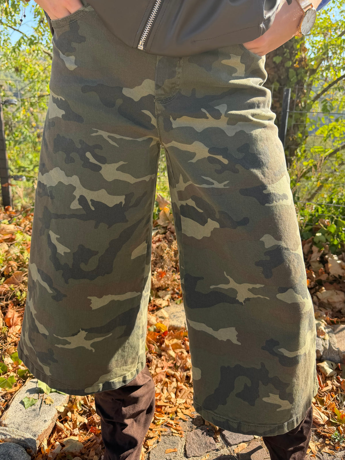 Jupe culotte | KAZA | Kaki