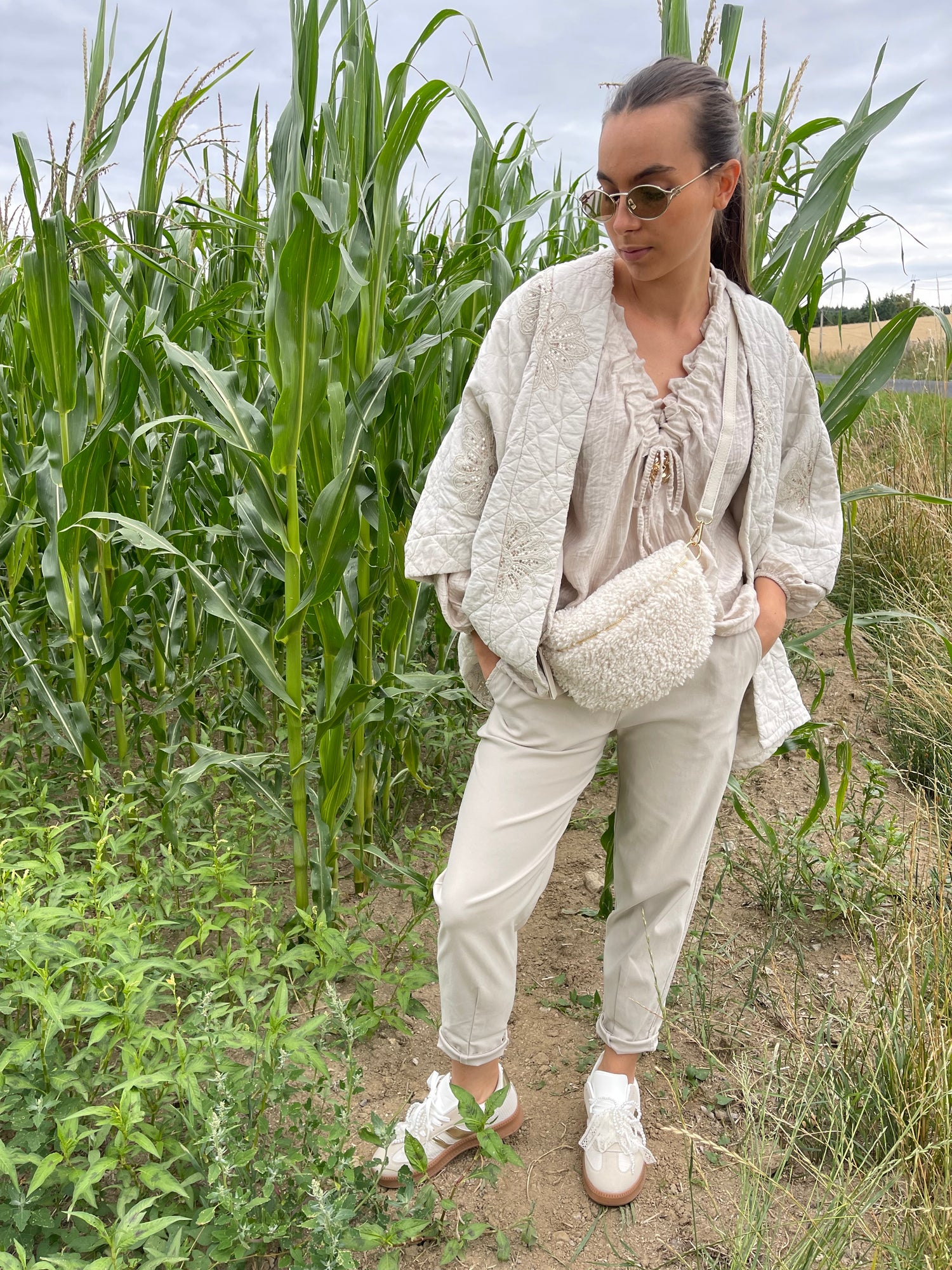 Blouse | NOIRAUDE | Beige
