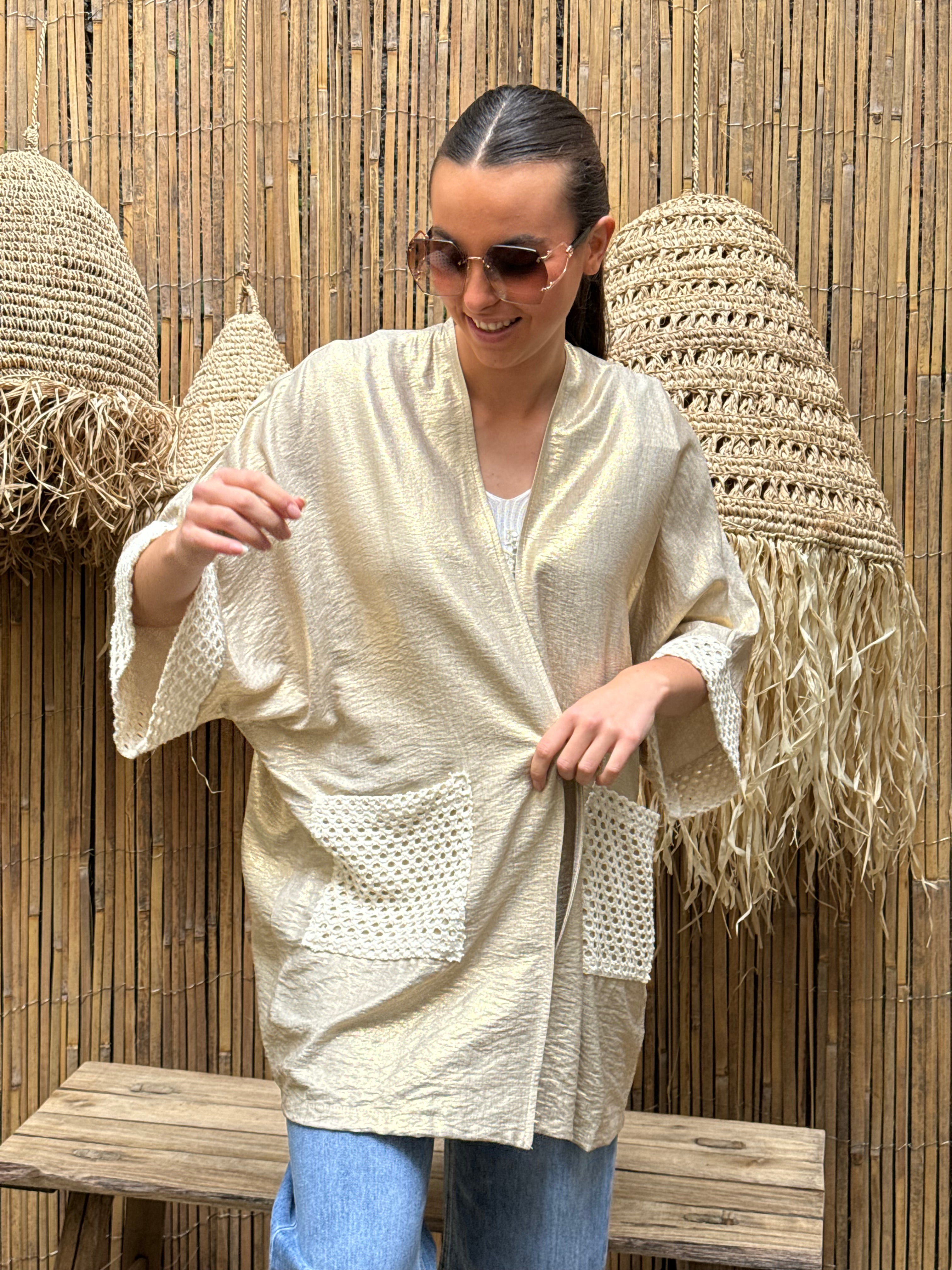 Veste | SOLANE | Dorée