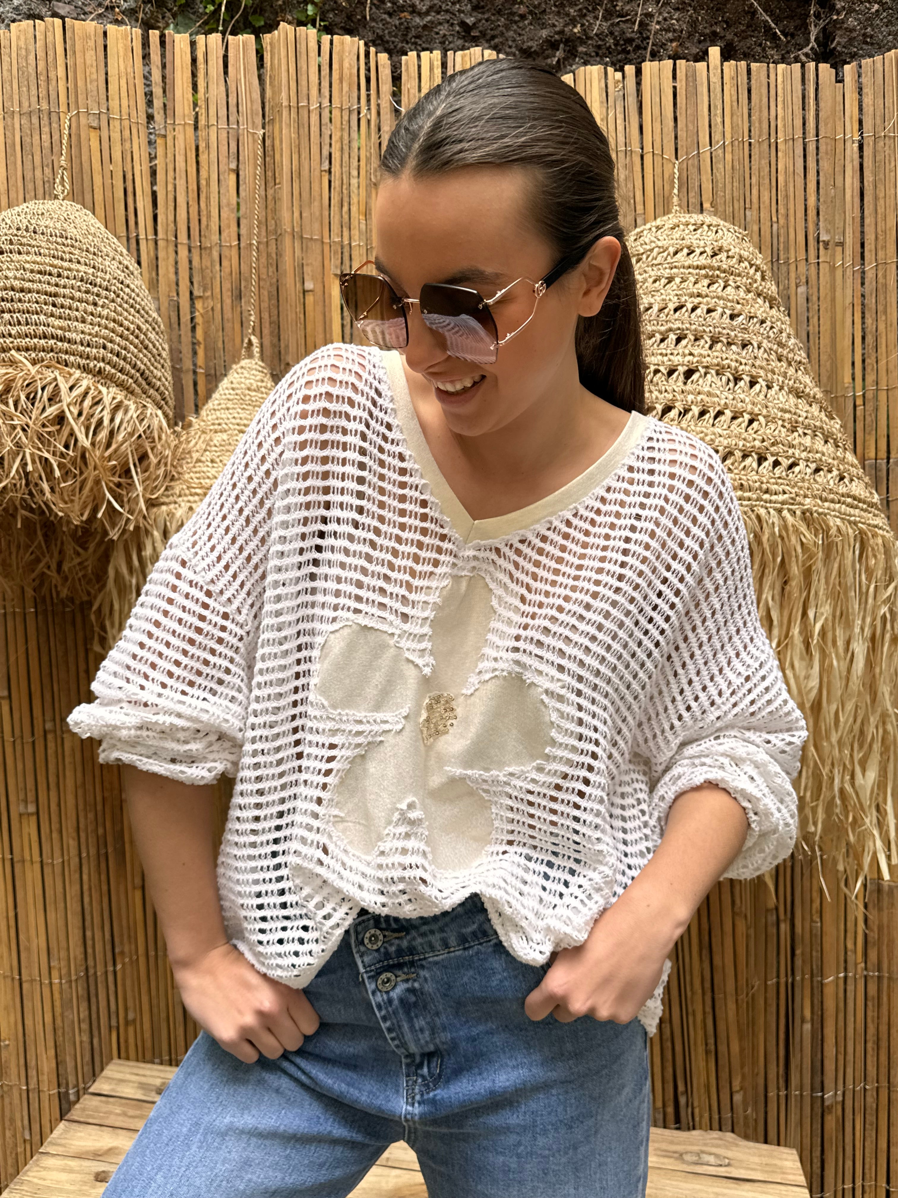 T-shirt | LUEUR | Beige