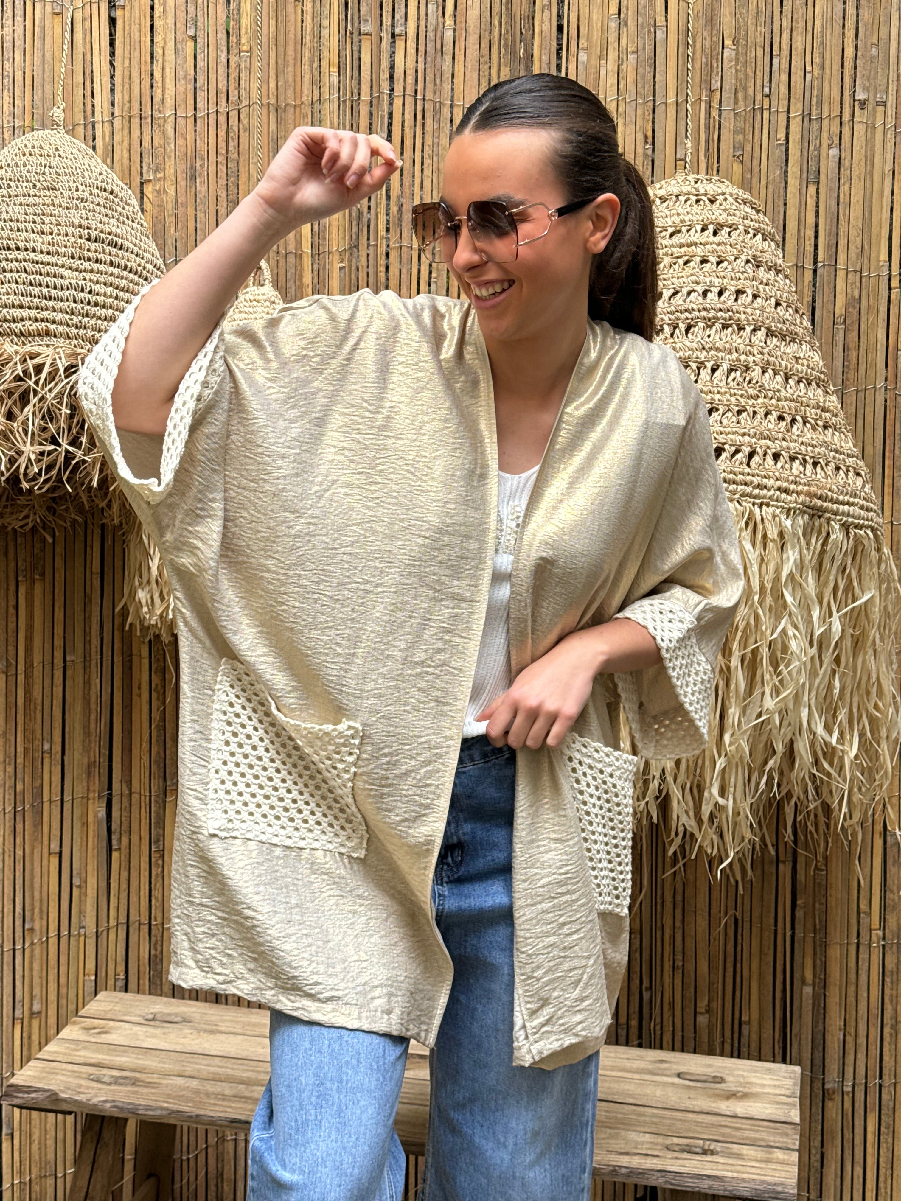 Veste | SOLANE | Dorée