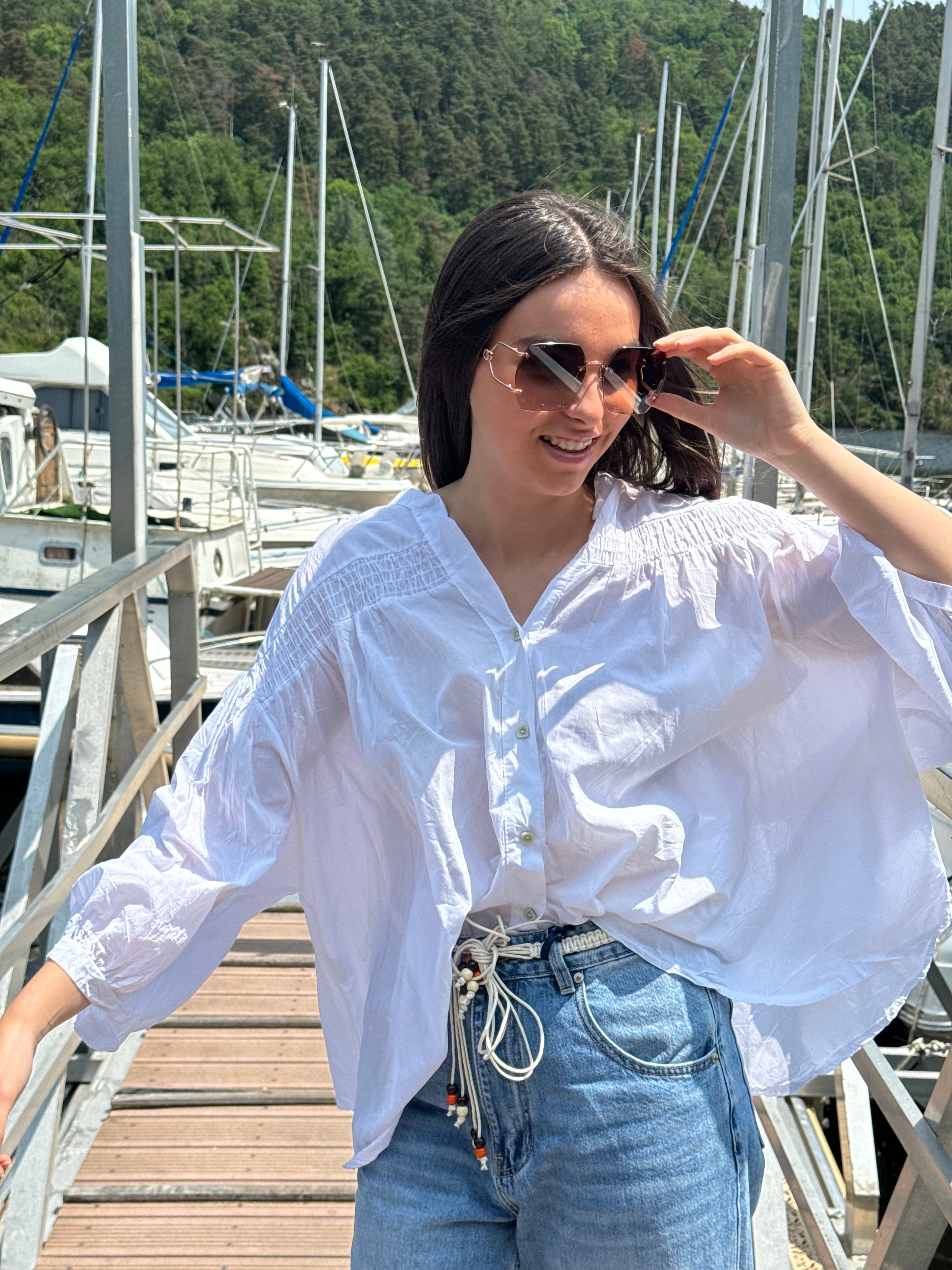 Chemise | ZUMA | Blanc Rose