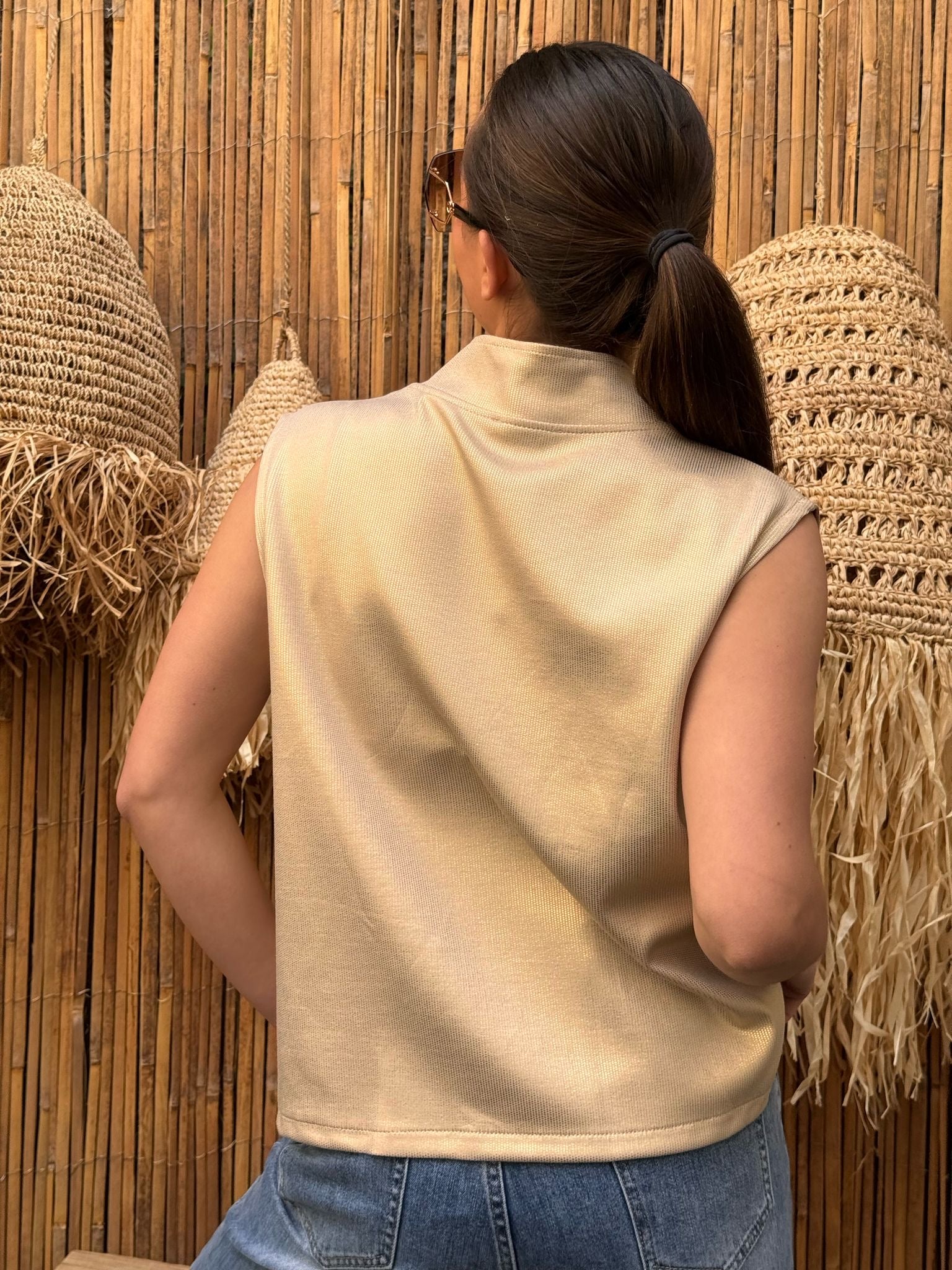 Gilet | VENZA | Doré