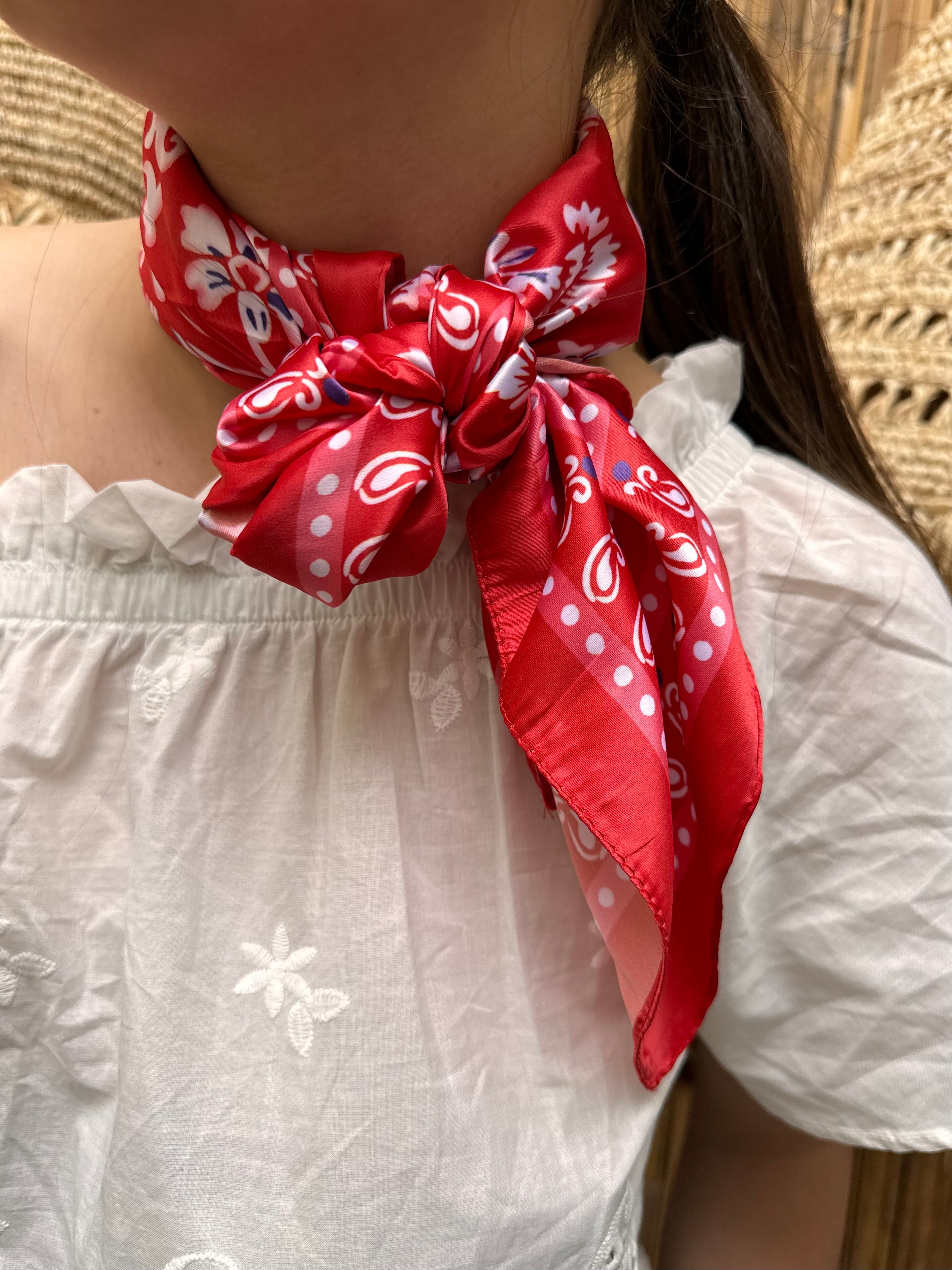 Foulard | MIRA | Rouge