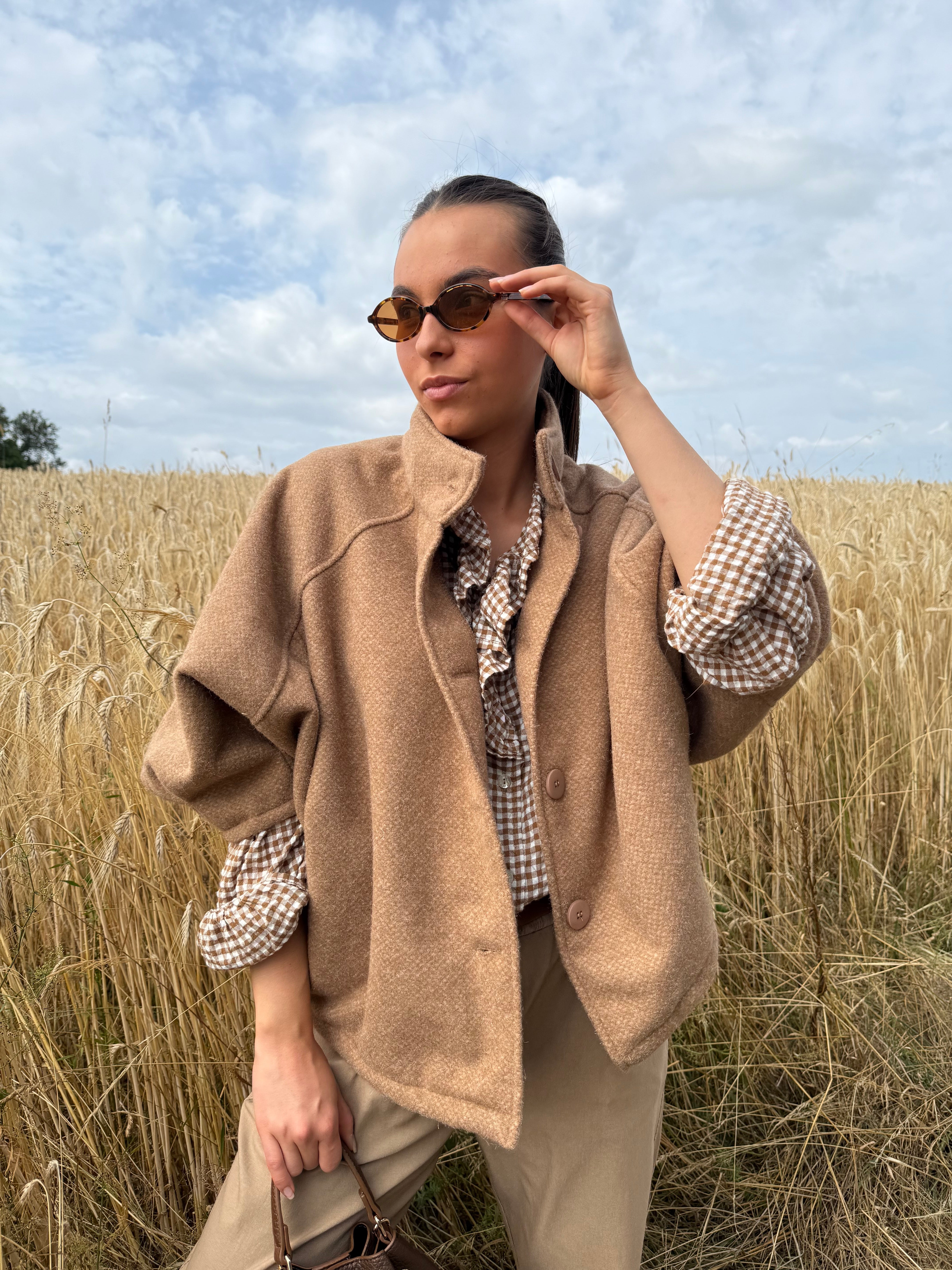 Veste | CAPUCINE | Camel