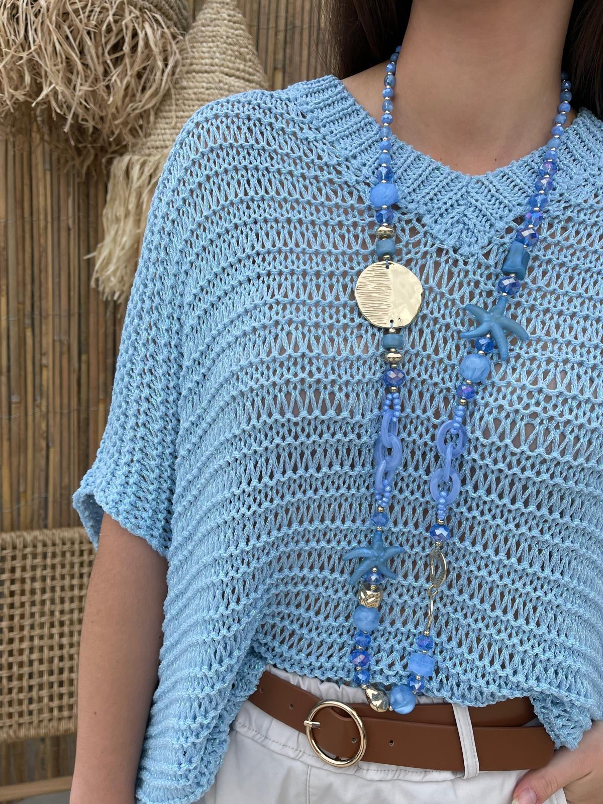 Collier | SOLEILA | Bleu